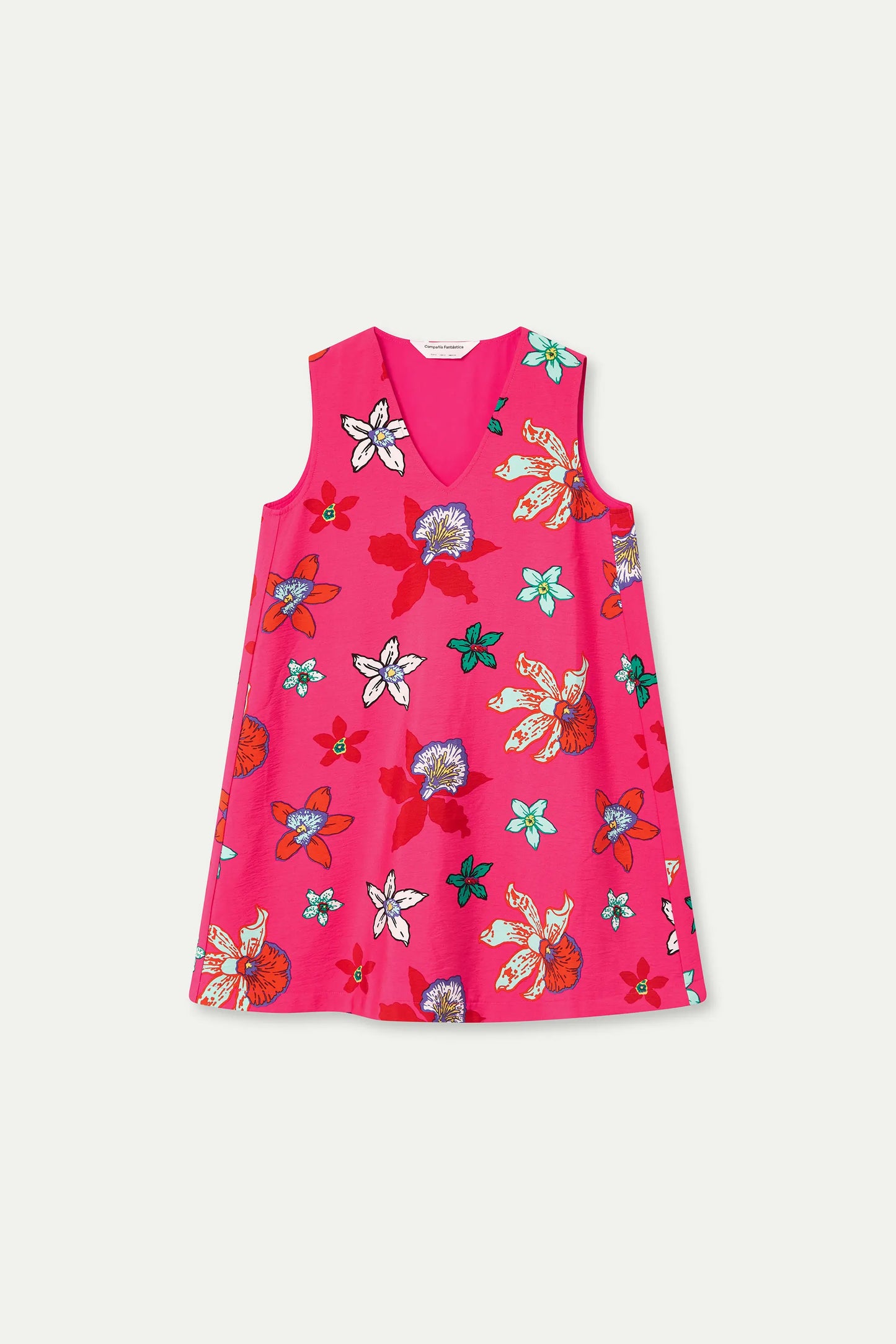 Abito corto con stampa Vanda