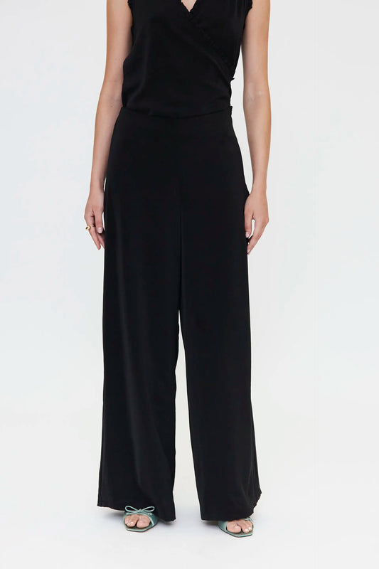 Pantalón fluído negro