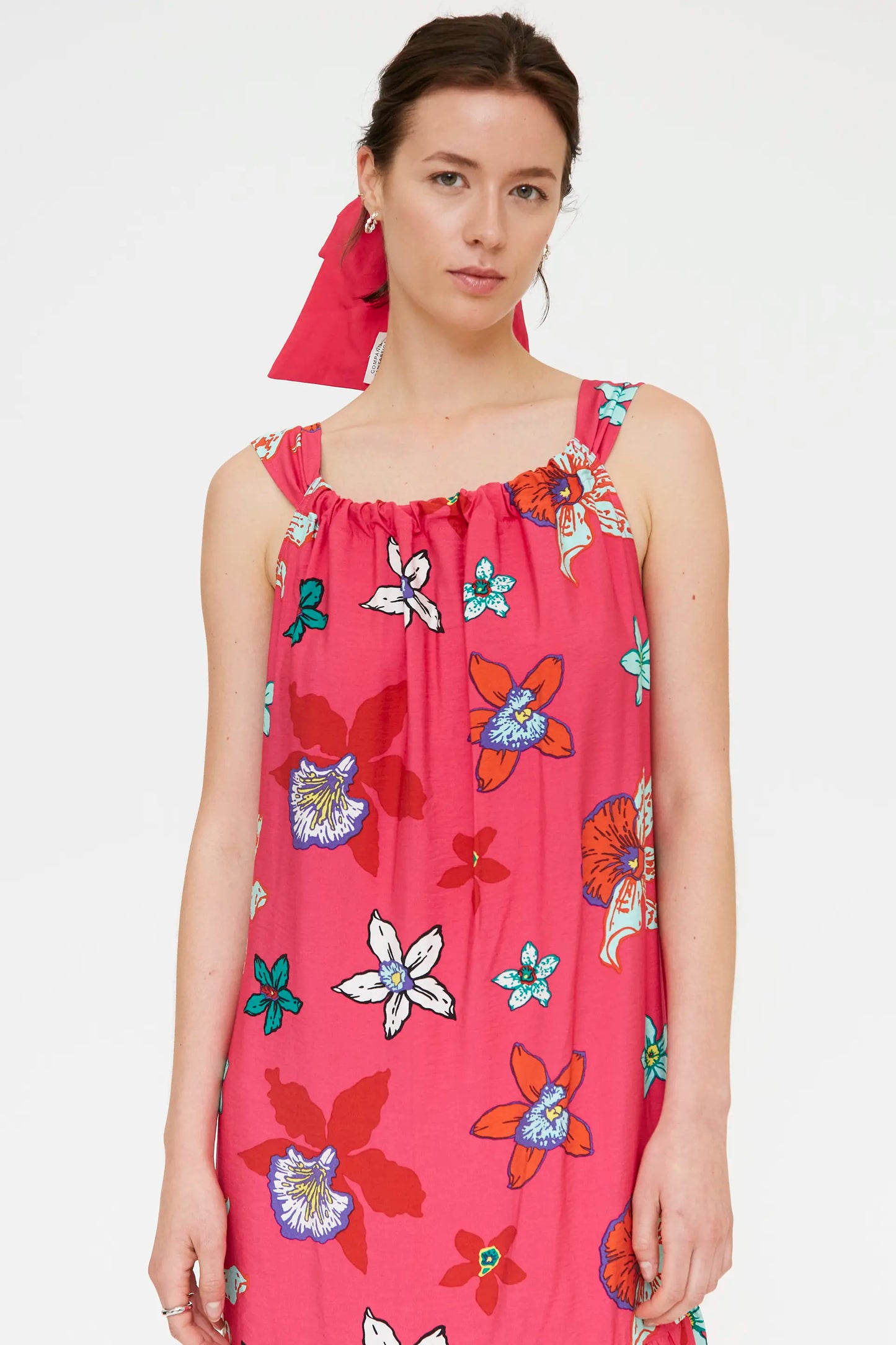 Abito lungo con stampa Vanda