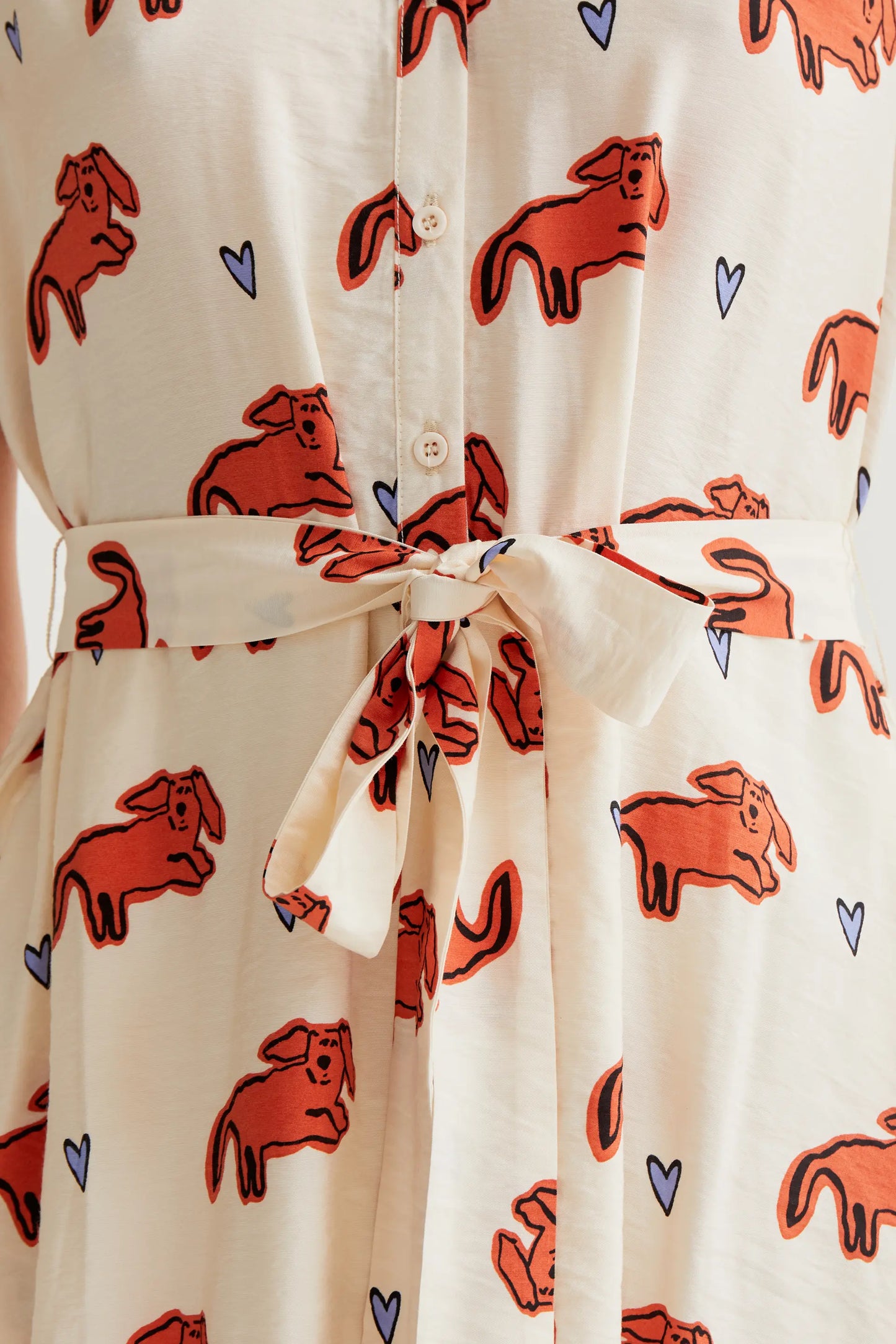 Short dress with Tochi print