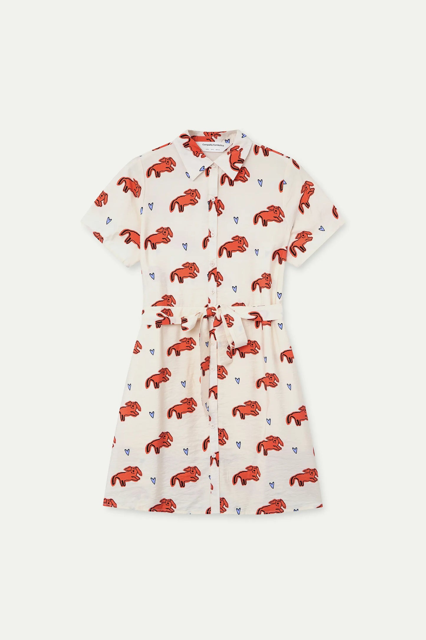 Short dress with Tochi print