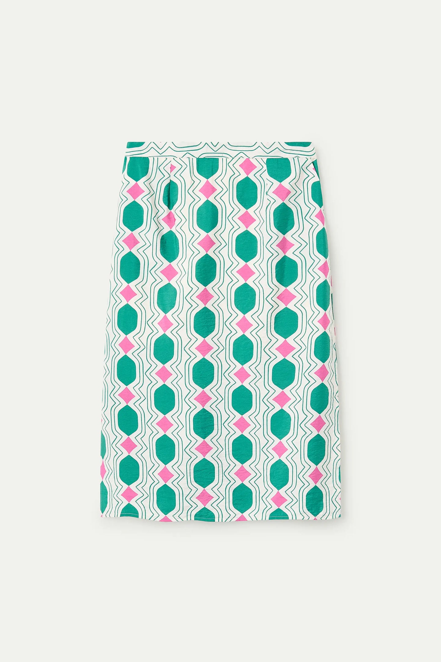 MDI skirt with Geometric print