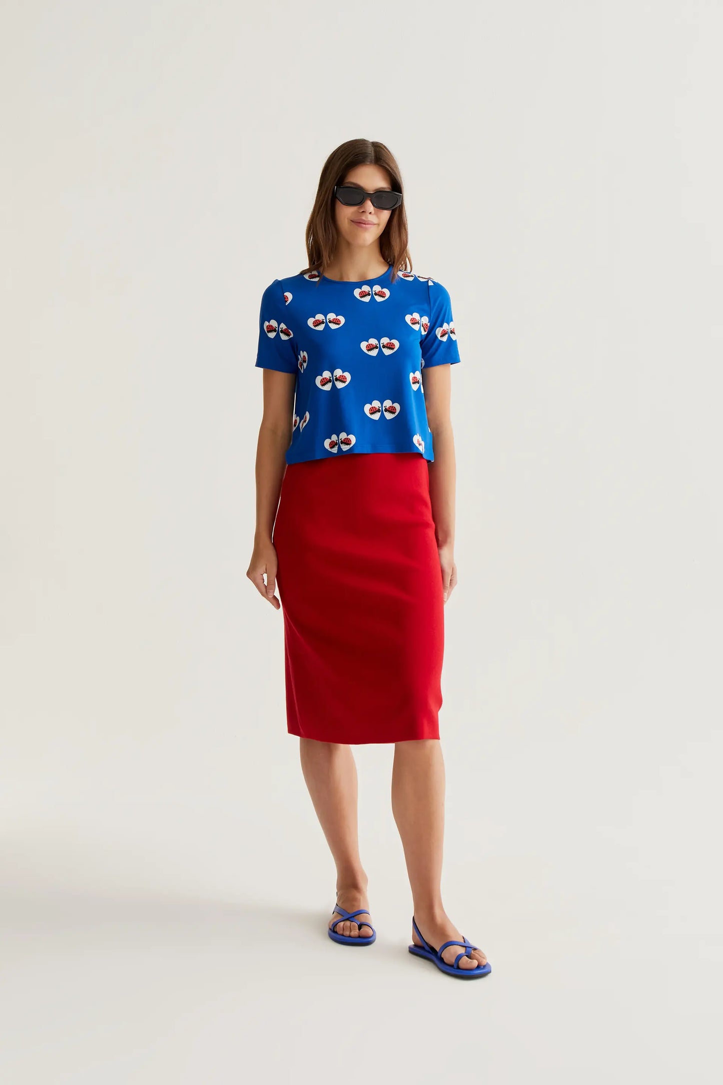 Camiseta con estampado Coccinella