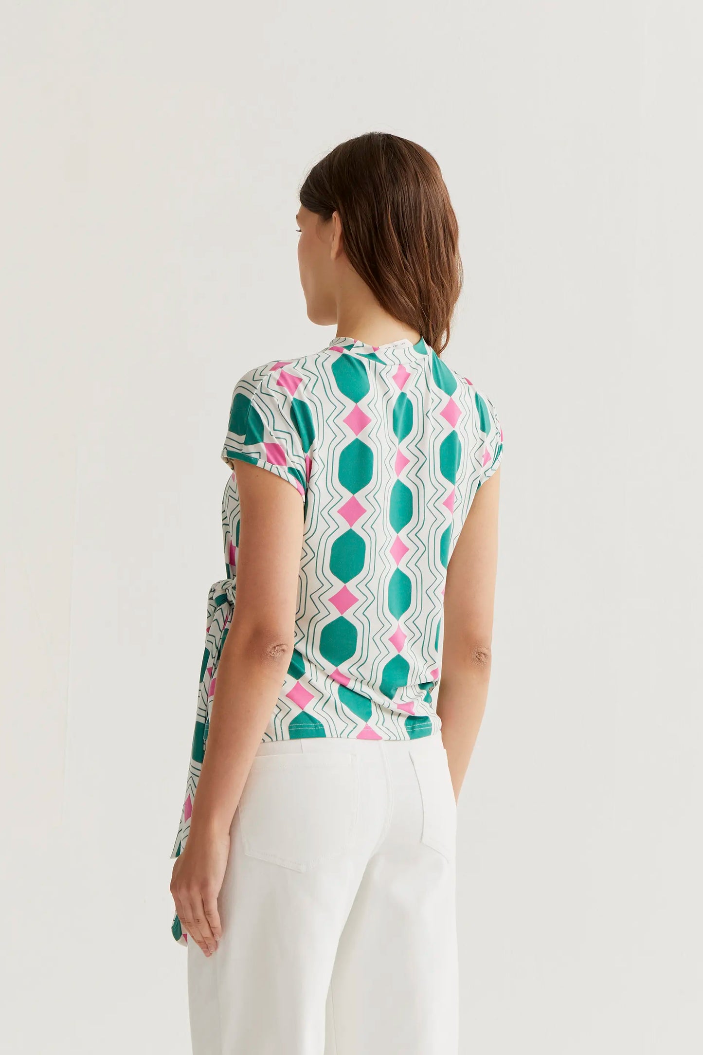 Geometric print t-shirt