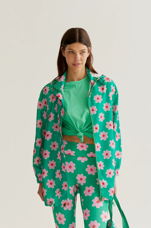 Chaqueta con estampado Pink Flowers