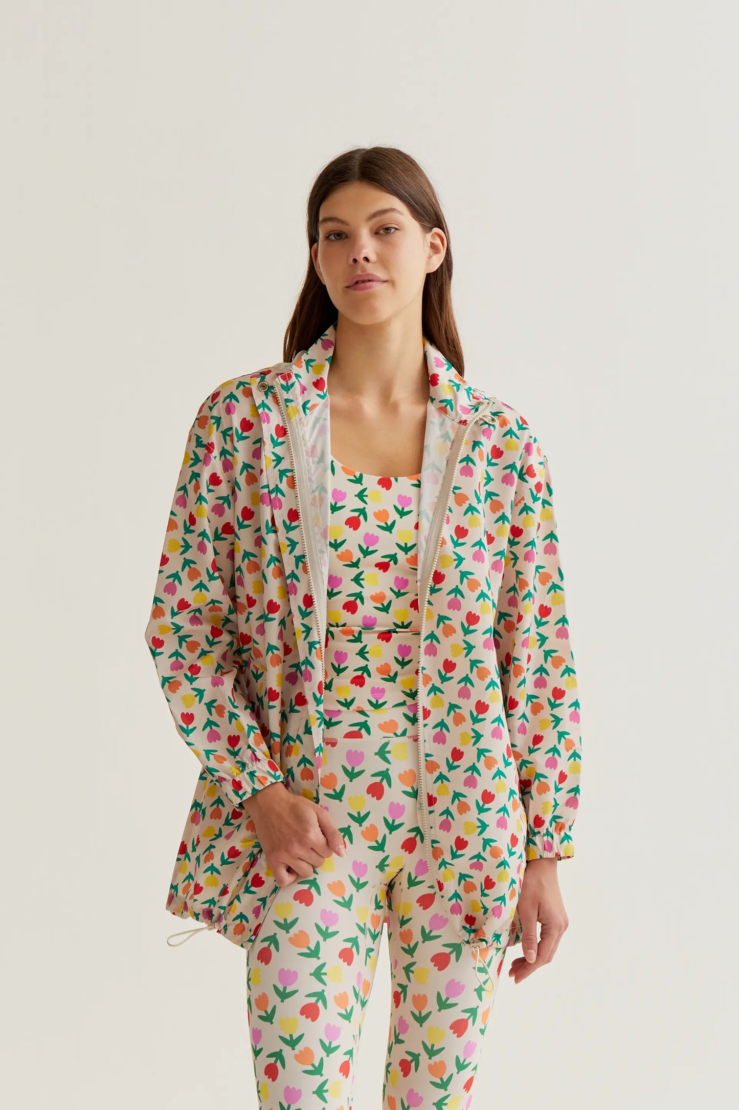 Chaqueta con estampado Multicolor Tulips