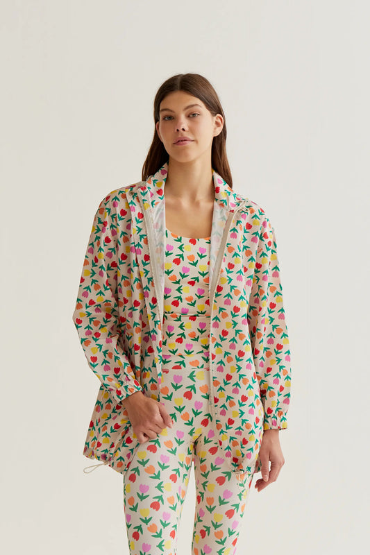 Chaqueta con estampado Multicolor Tulips
