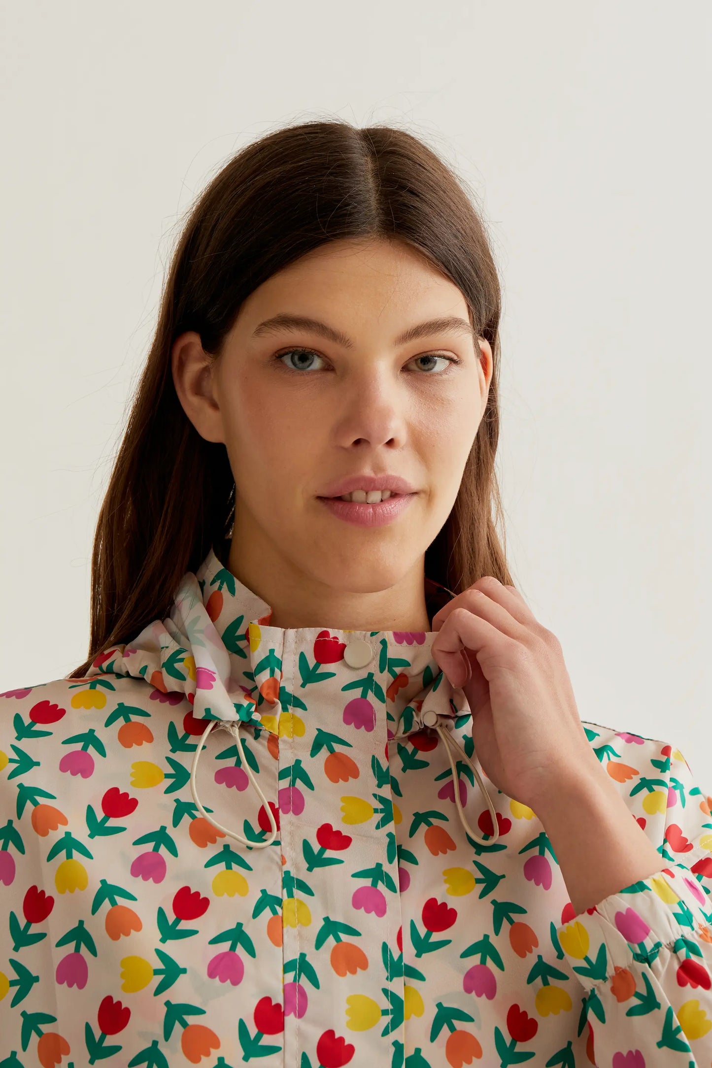 Chaqueta con estampado Multicolor Tulips