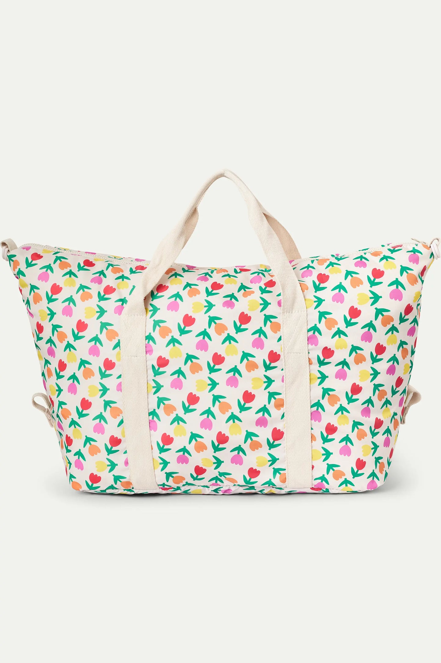 Bolso deportivo con estampado Multicolor Tulips