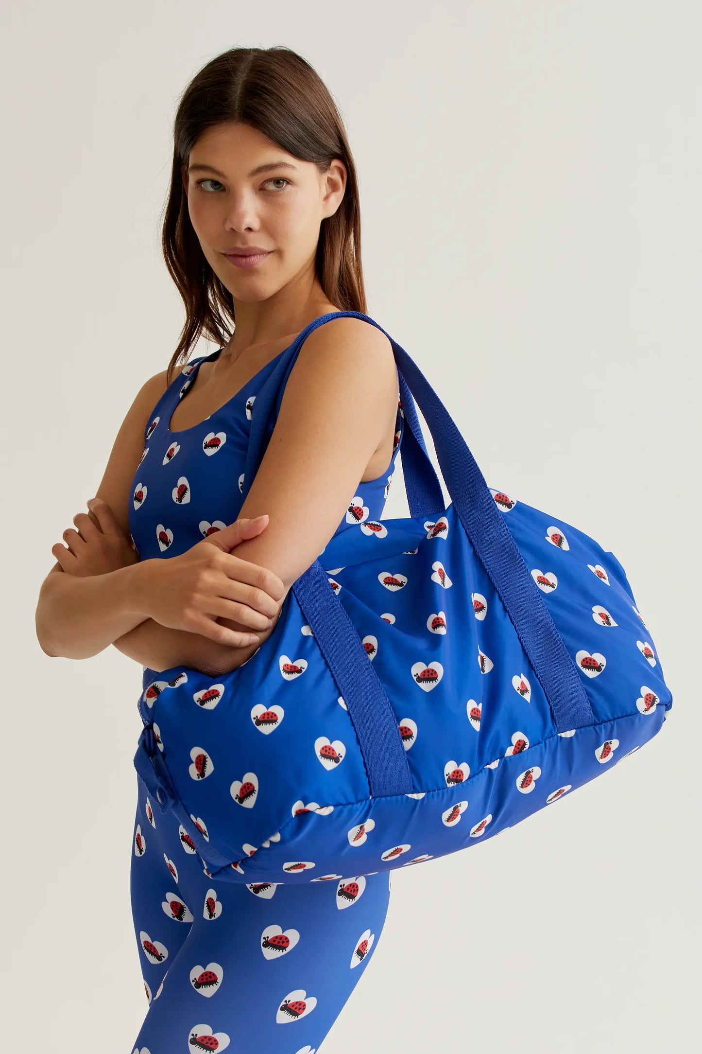 Bolso deportivo con estampado Coccinella