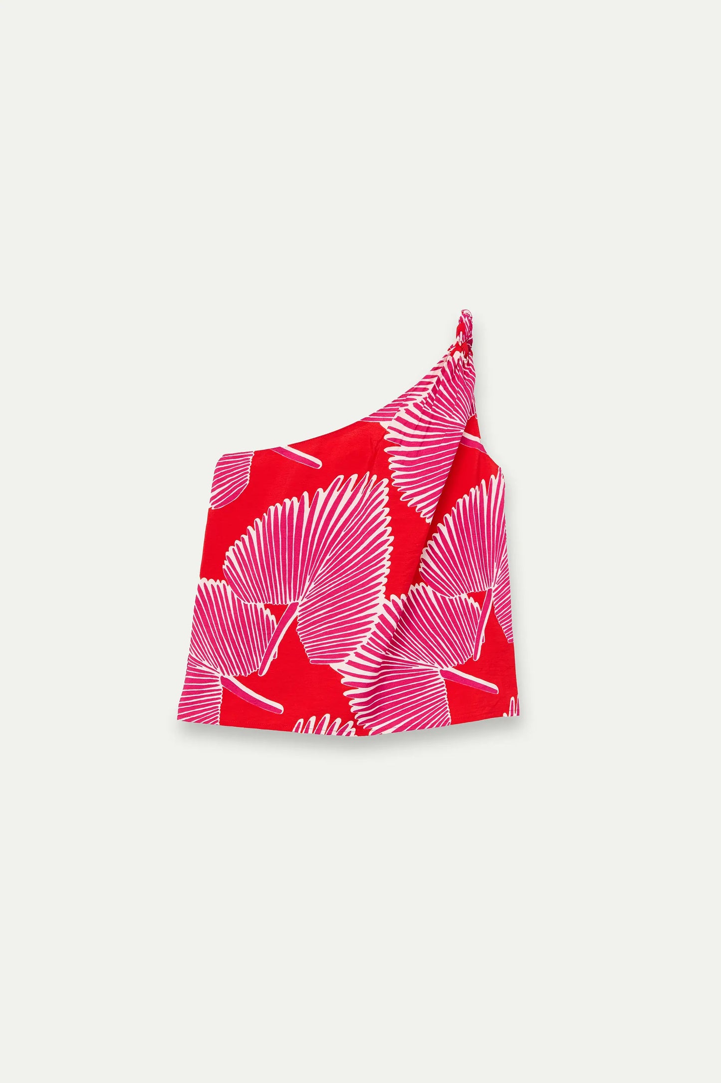 Top con stampa di palme