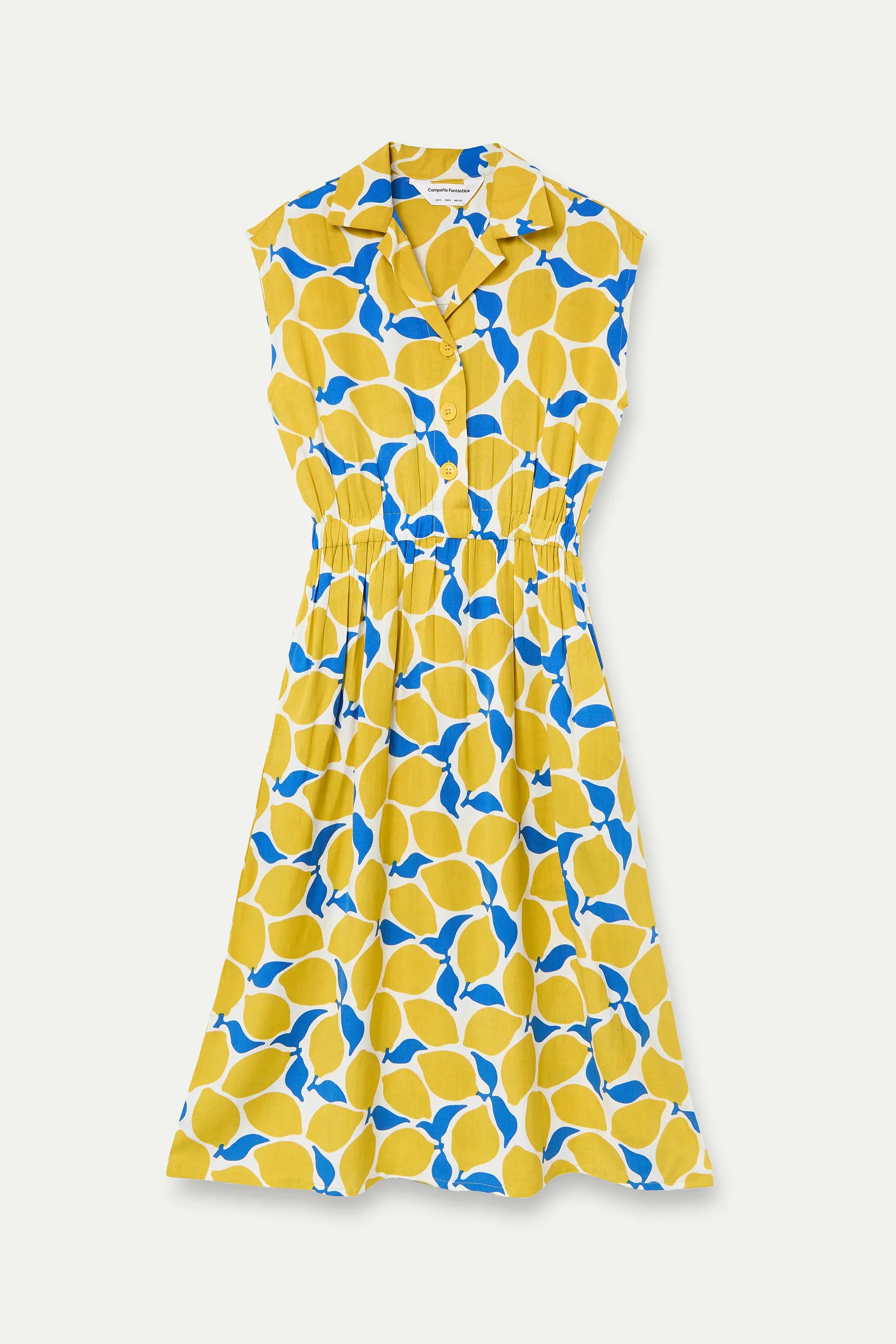 Limoncello Print Midi Dress