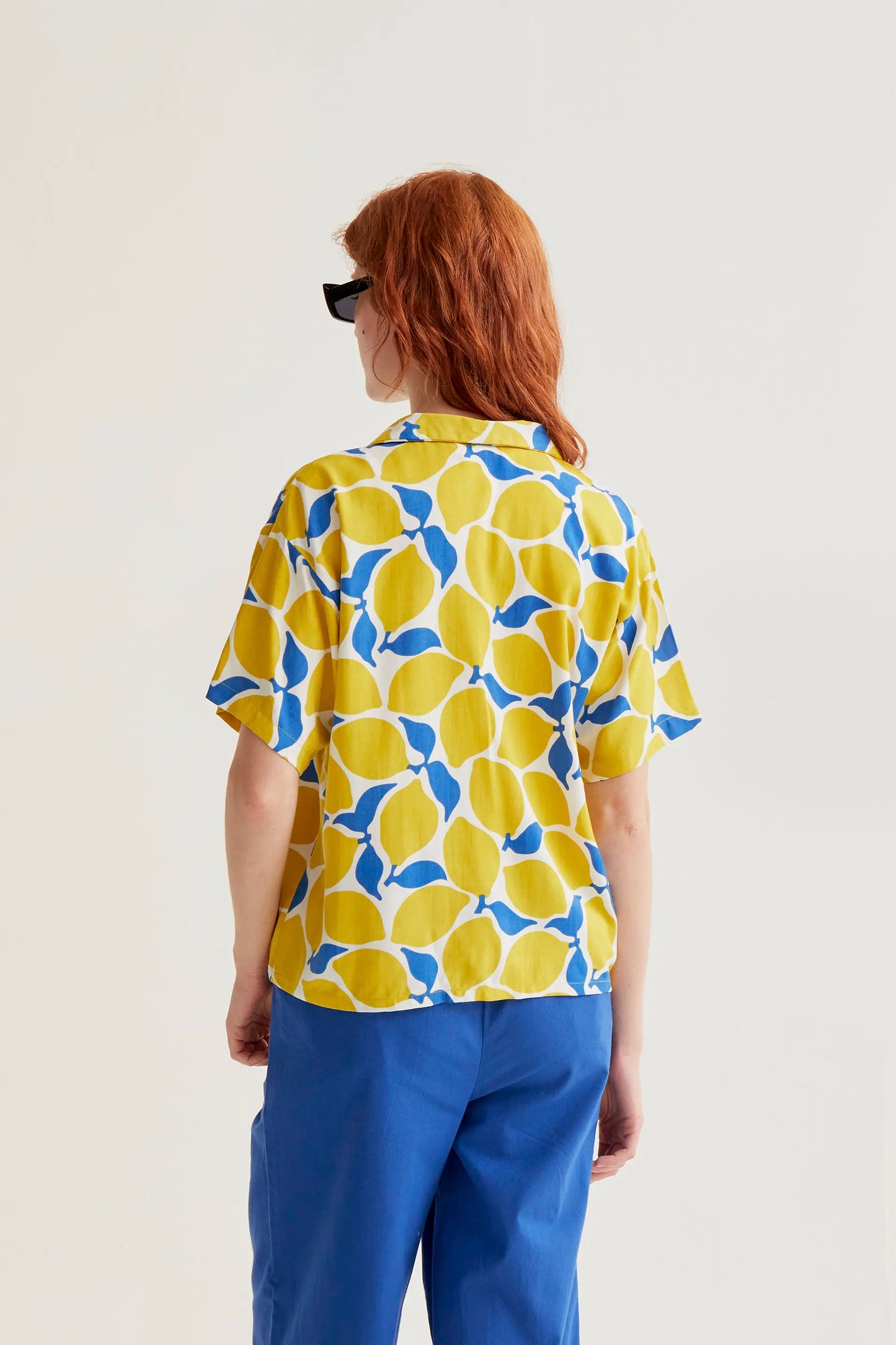Camicia con stampa limoncello