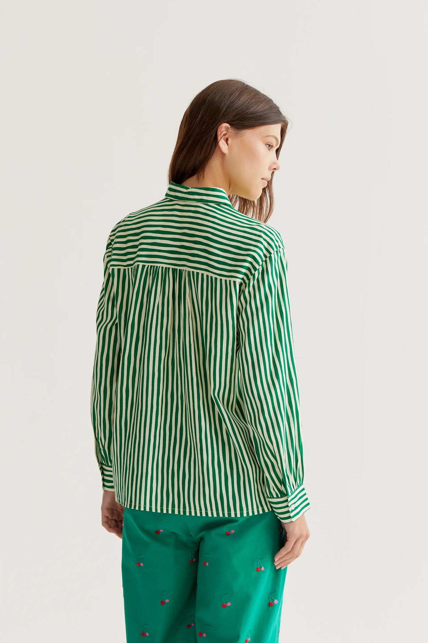 Lavagna Green Print Shirt