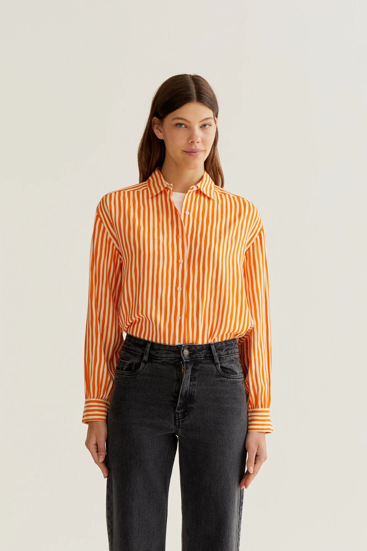 Camisa con estampado Lavagna Orange