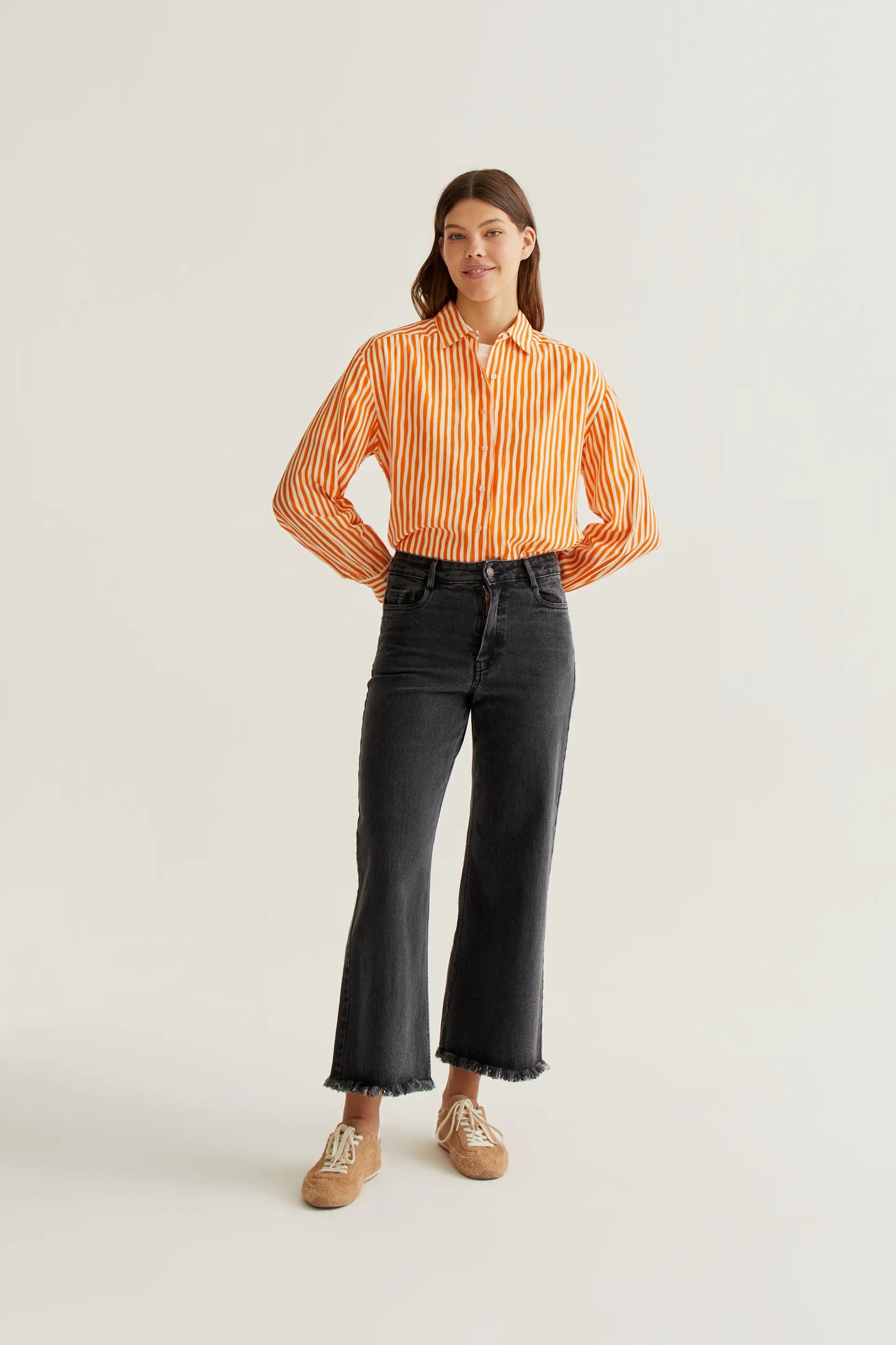 Camisa con estampado Lavagna Orange