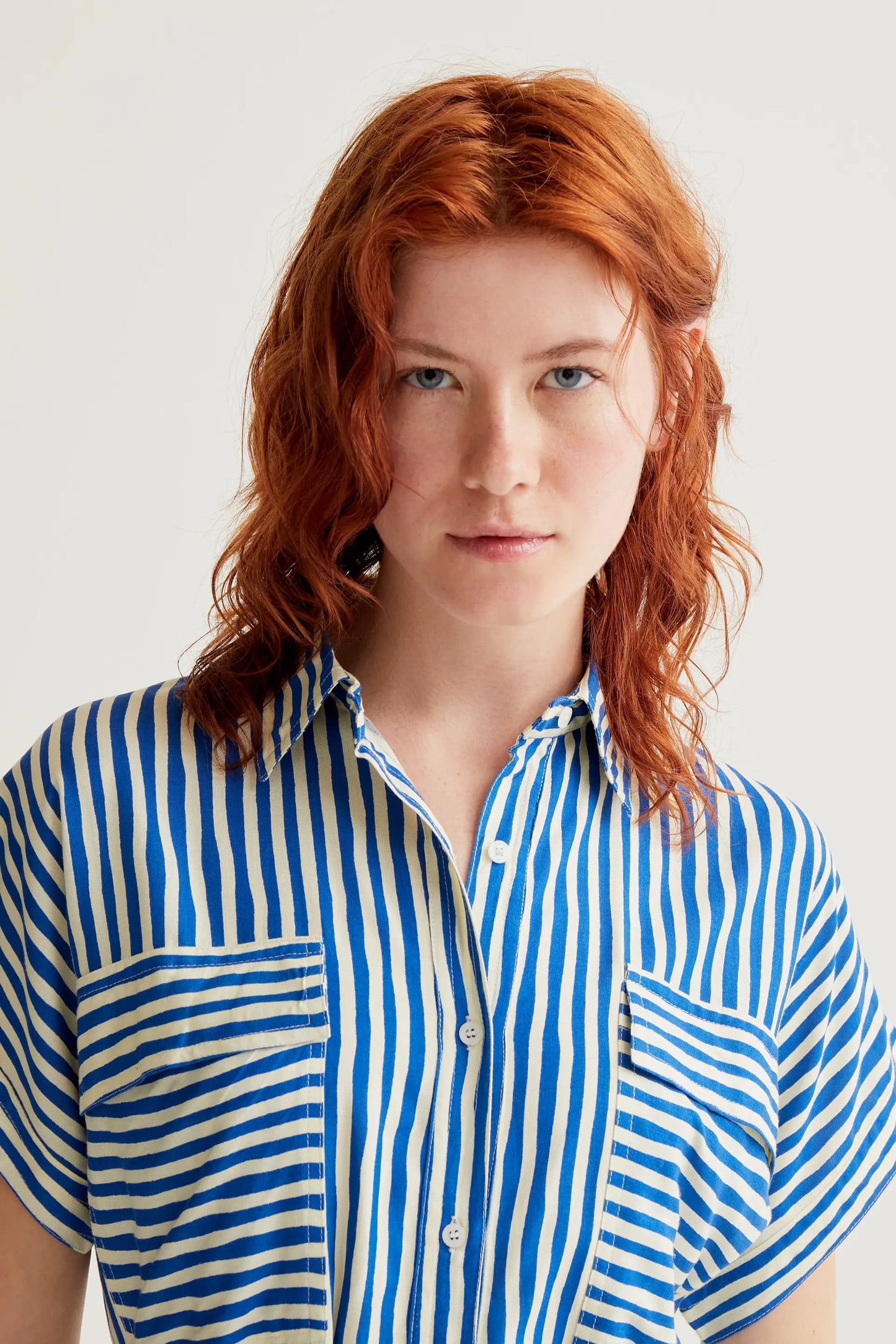 Lavagna Blue print midi dress