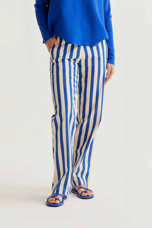 Bamboo Blue Print Trousers