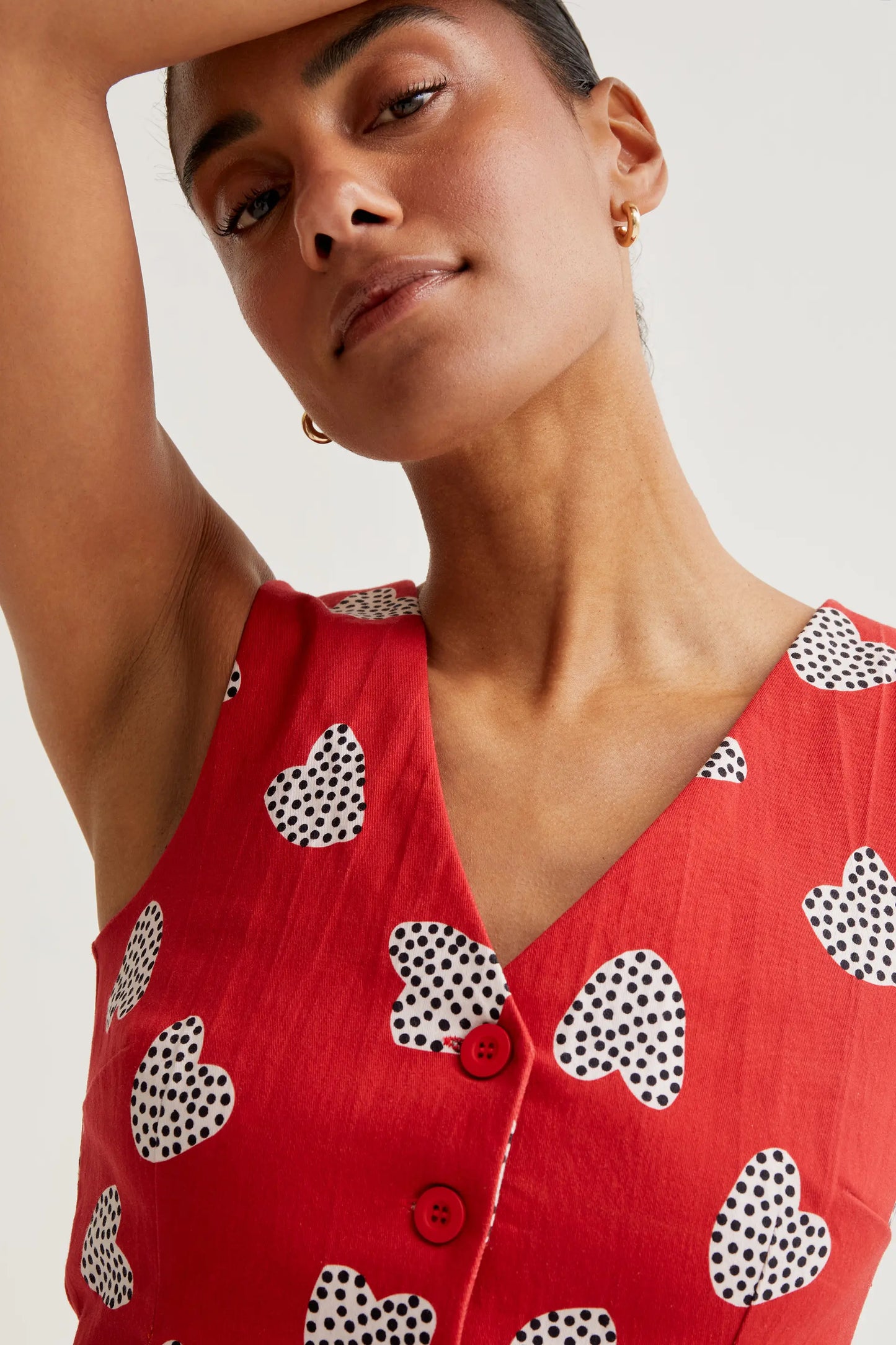 Chaleco con estampado Harmony Red