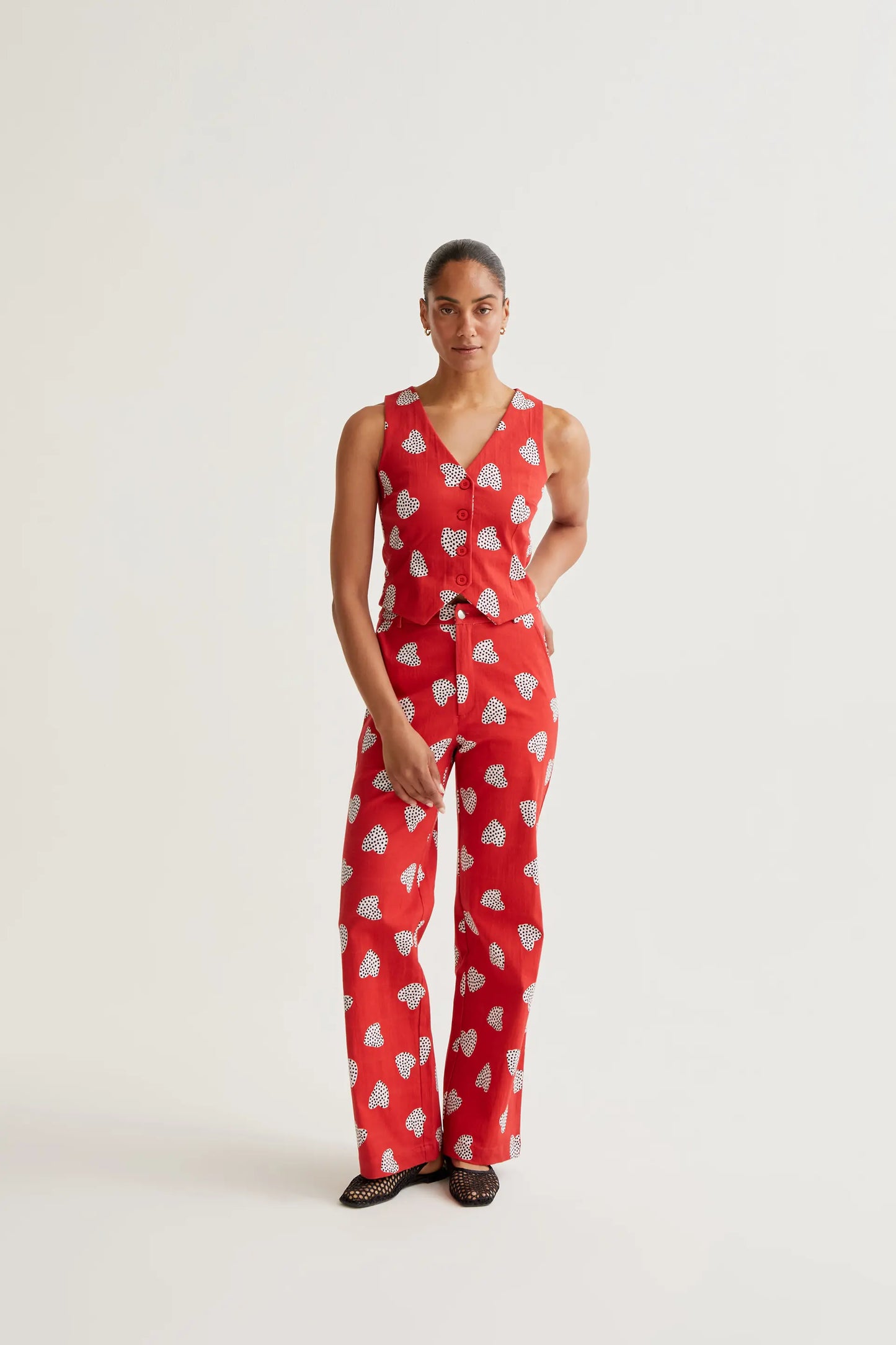 Chaleco con estampado Harmony Red