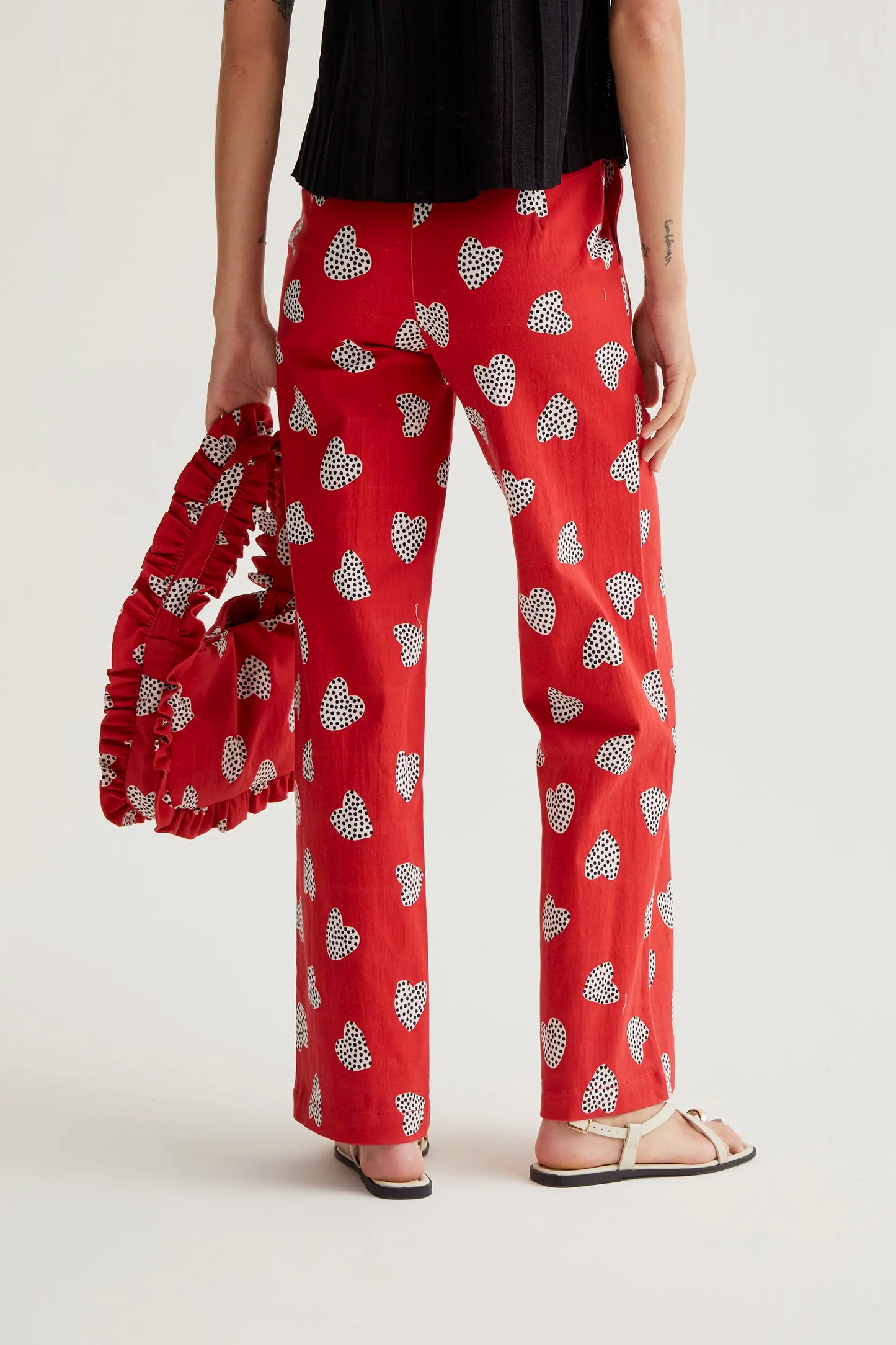 Pantalón con estampado Harmony Red
