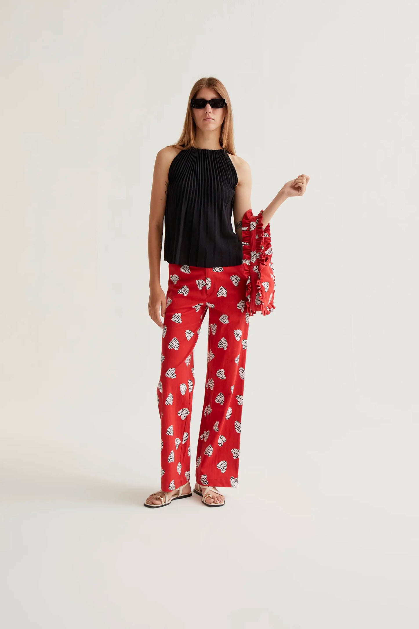 Pantalón con estampado Harmony Red