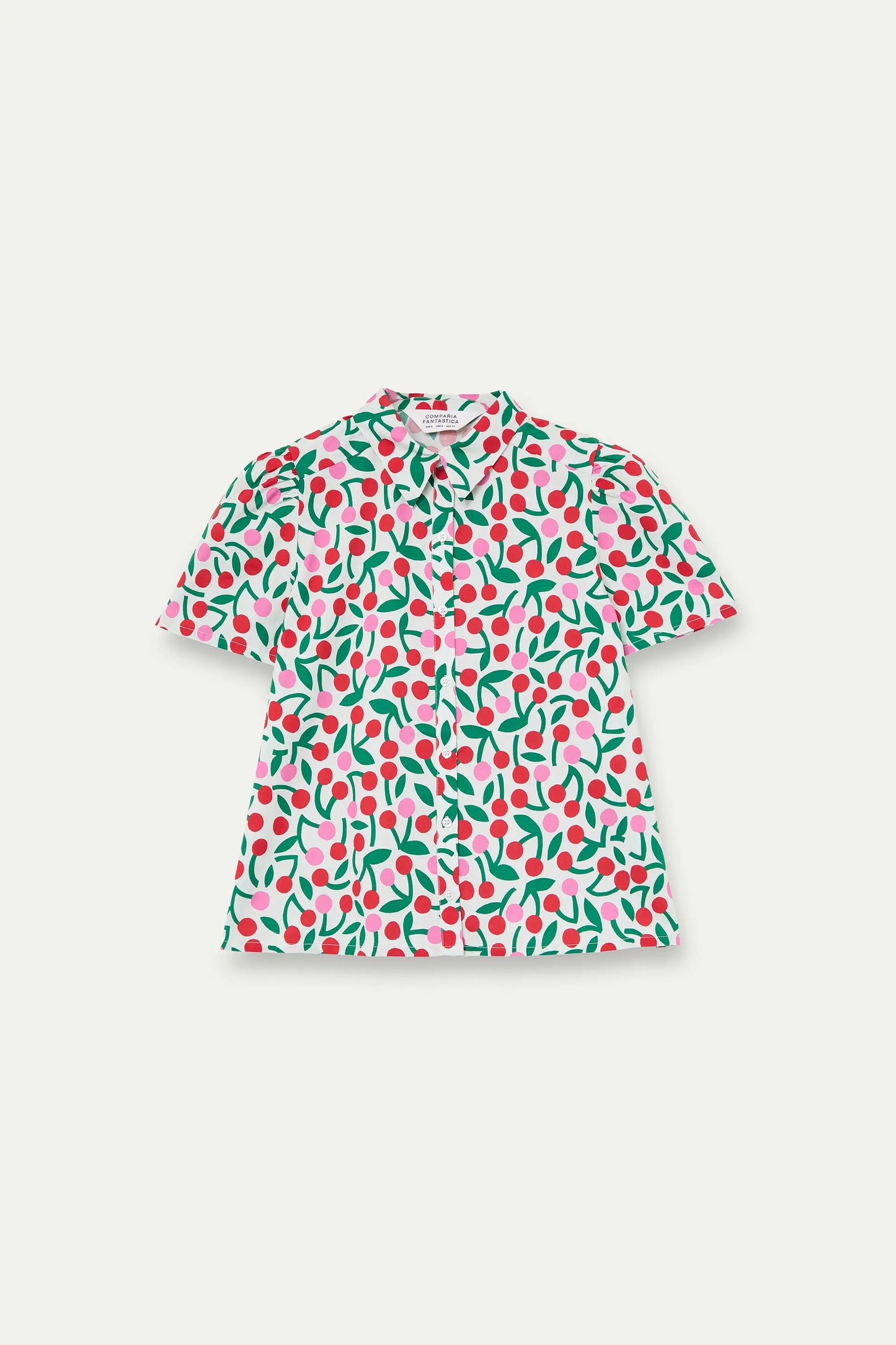 Camisa con estampado Guinda