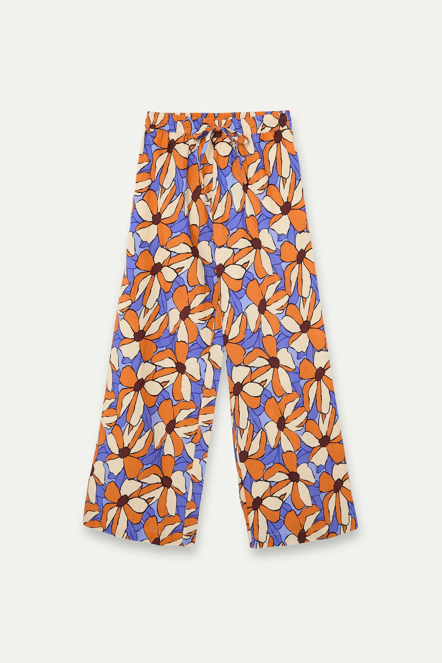 Marigold print trousers
