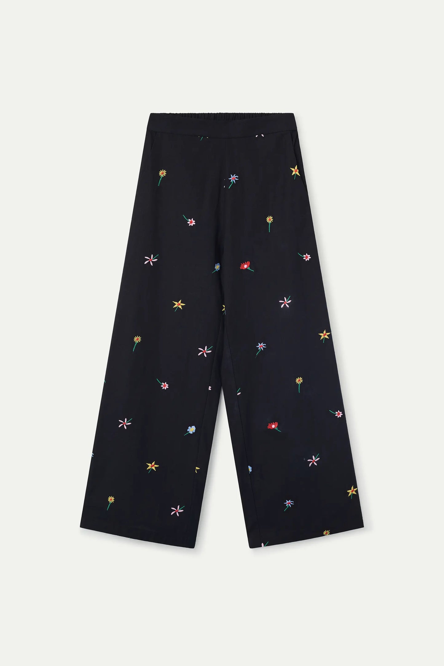 Pantalón con estampado Black Gardener Flowers