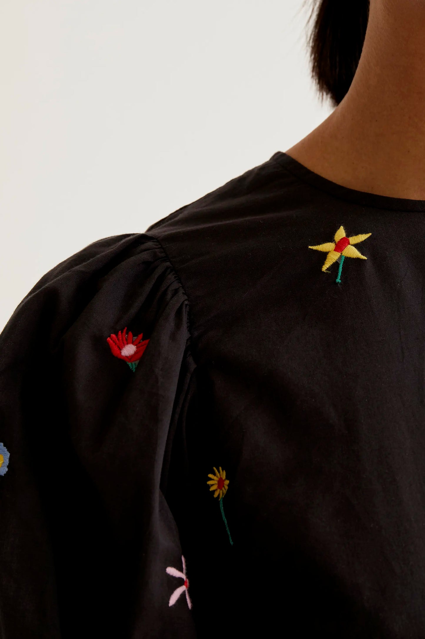 Top con estampado Black Gardener Flowers