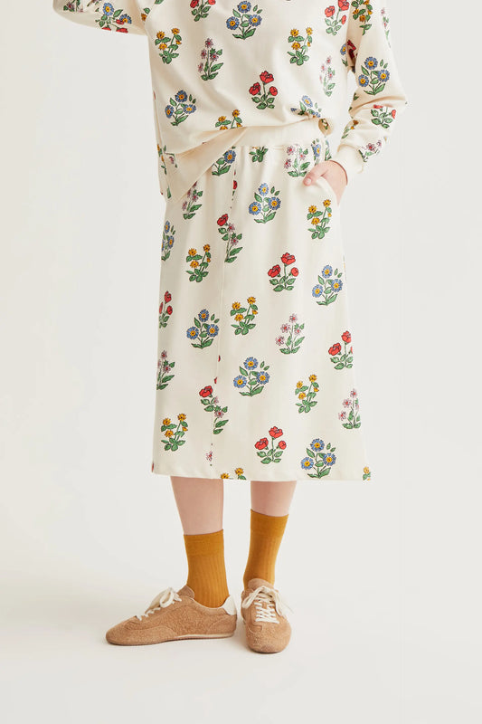 Gardener print skirt