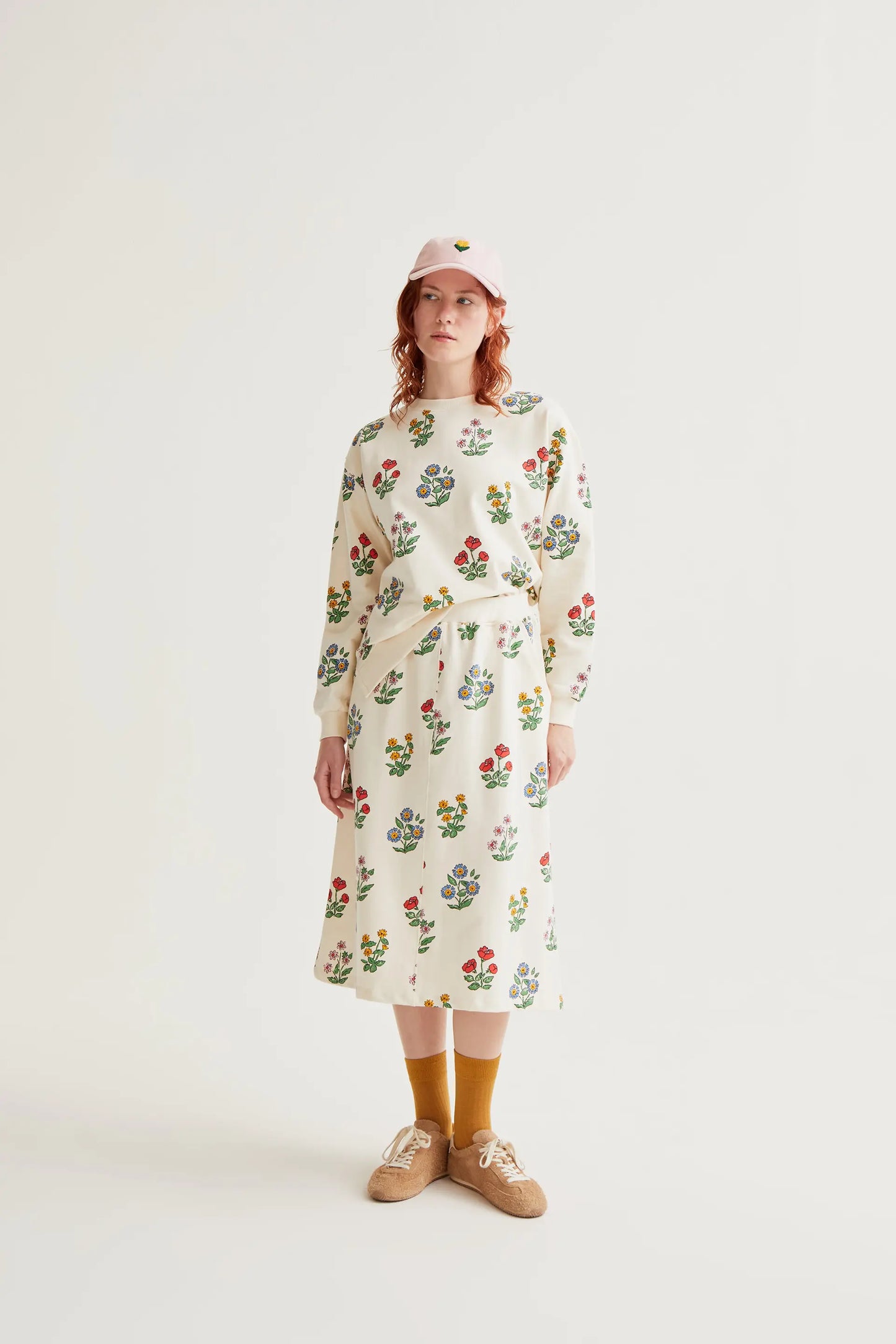 Gardener print skirt