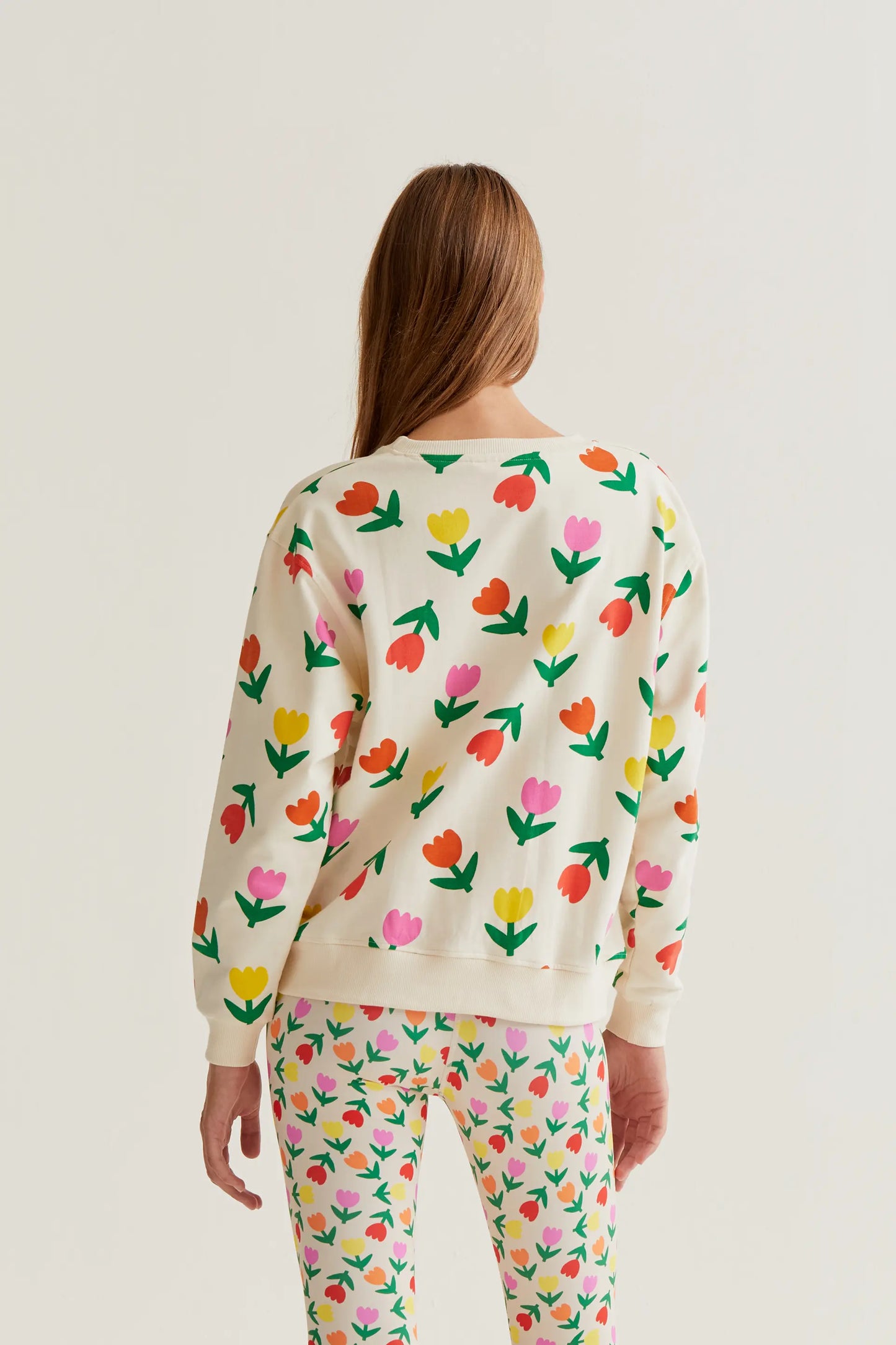Sudadera con estampado Multicolor Tulips