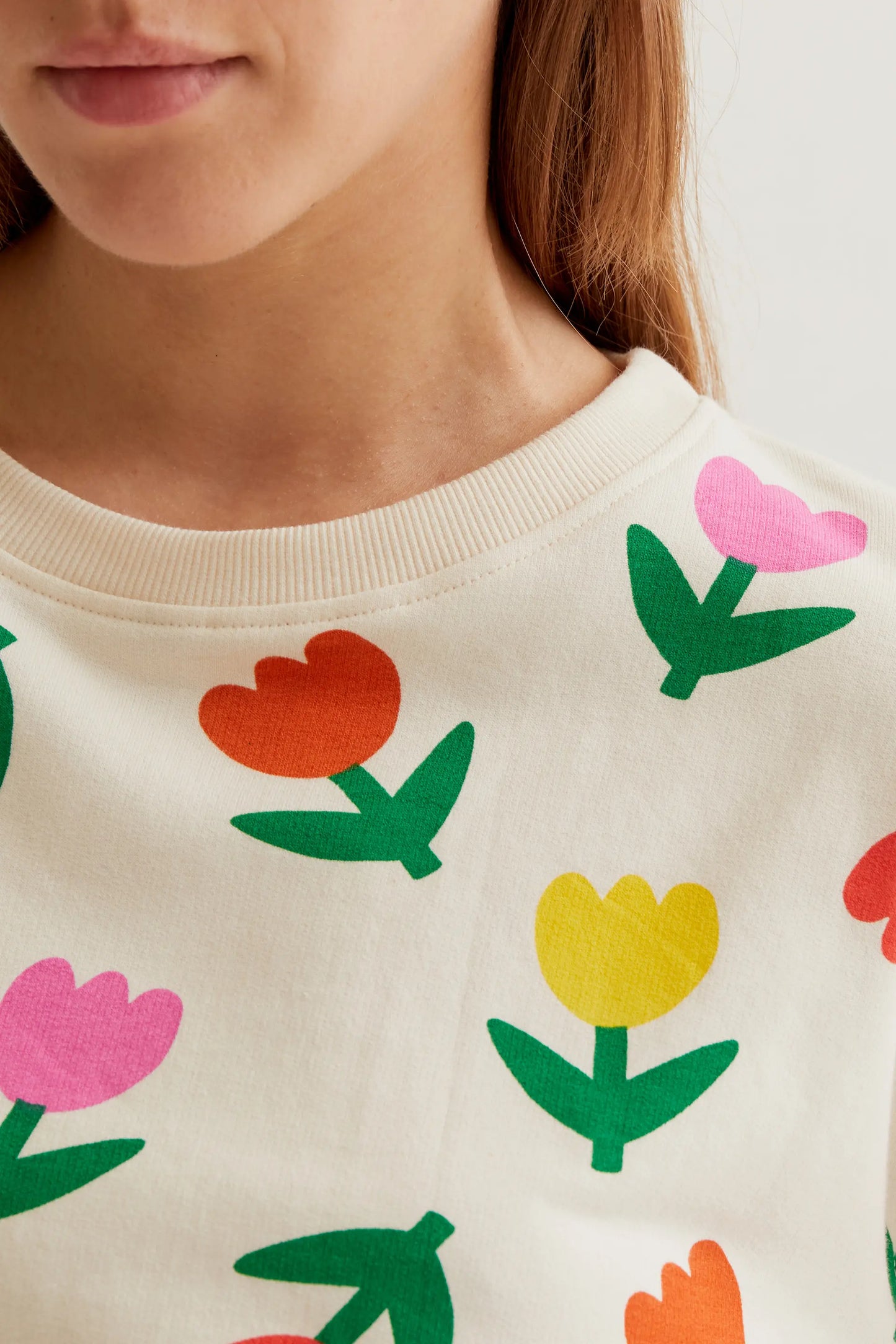 Sudadera con estampado Multicolor Tulips