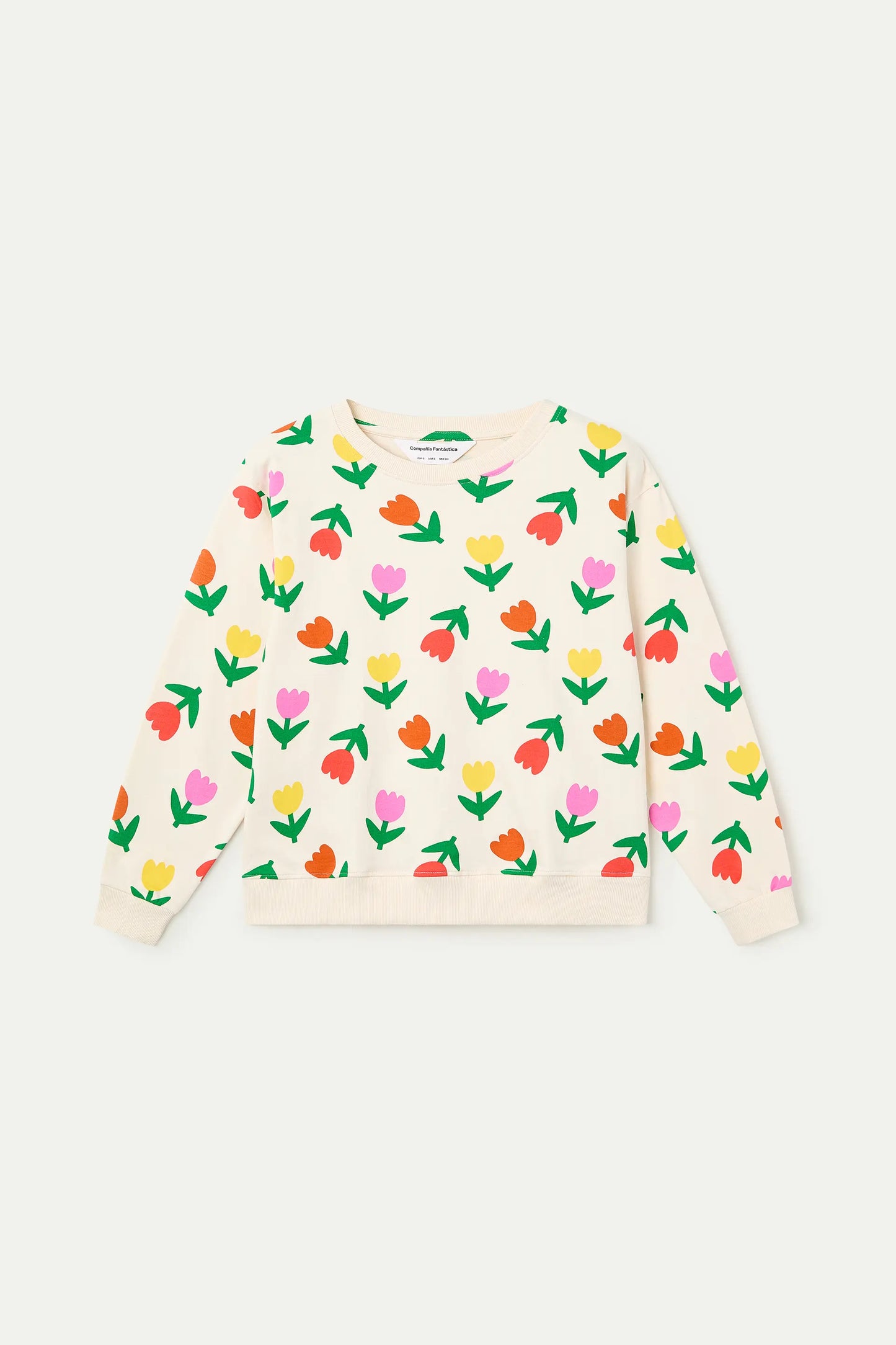 Sudadera con estampado Multicolor Tulips