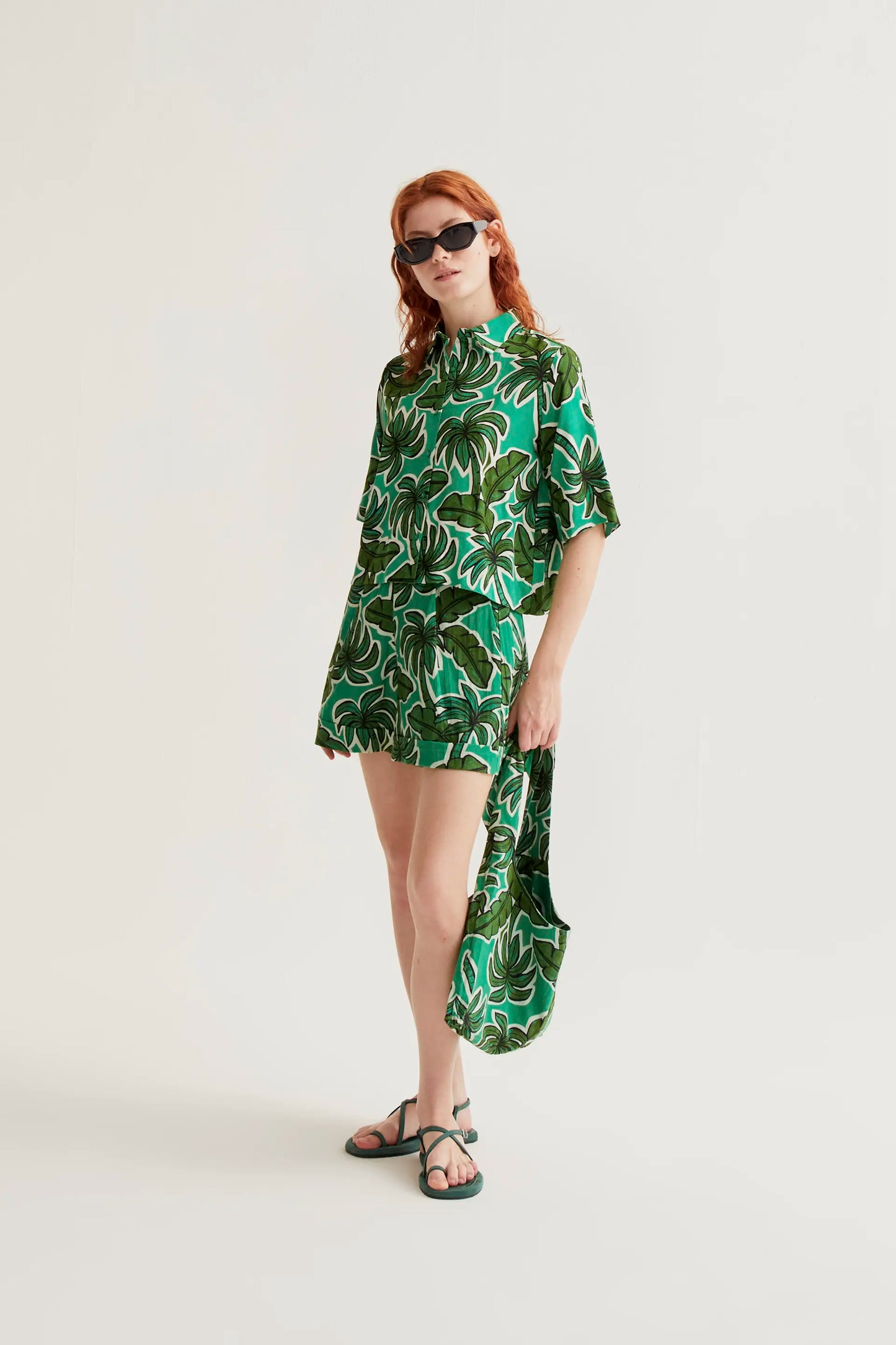 Shirt with Palm Tree print