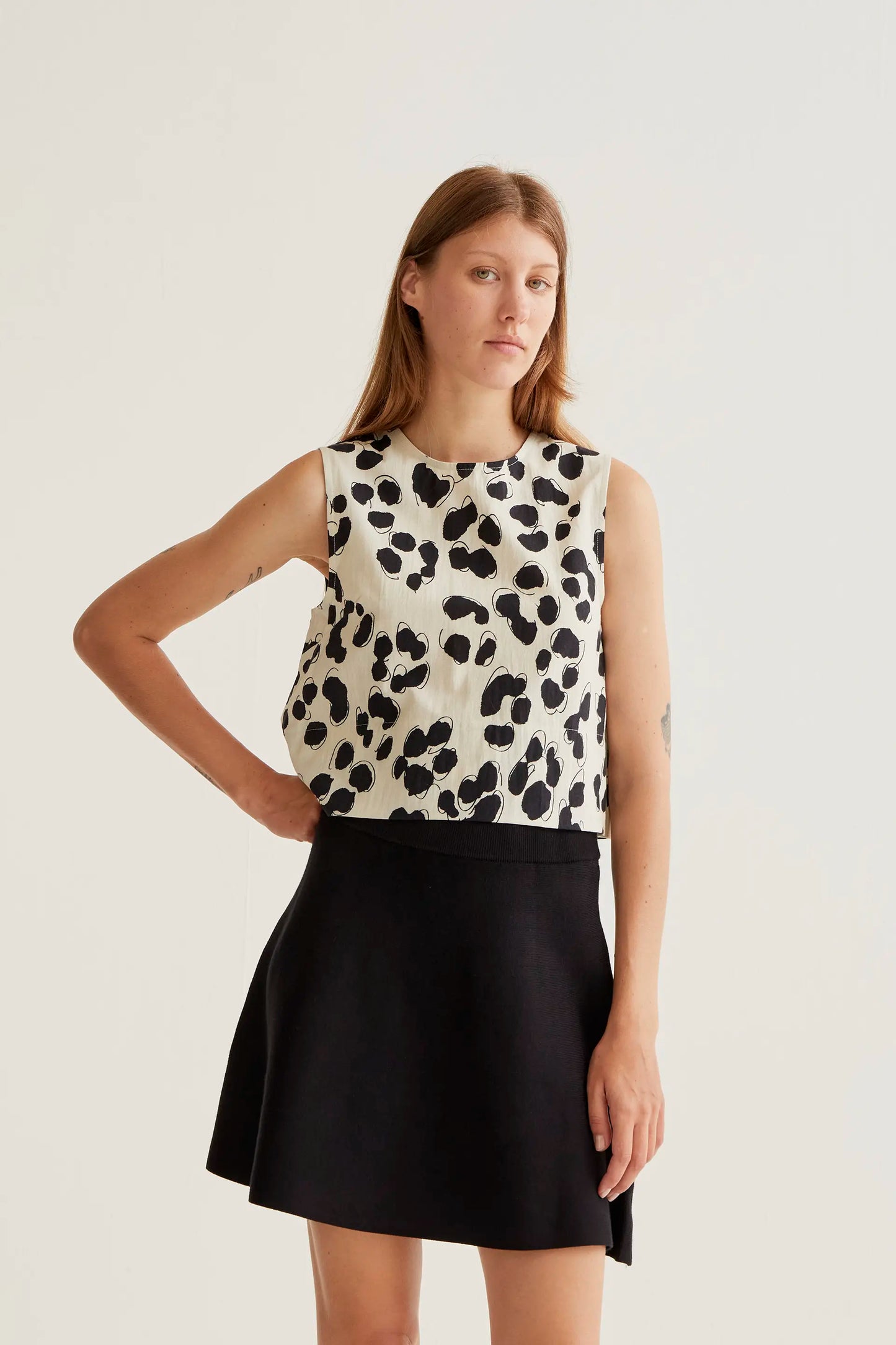 Top con estampado Dalmatian