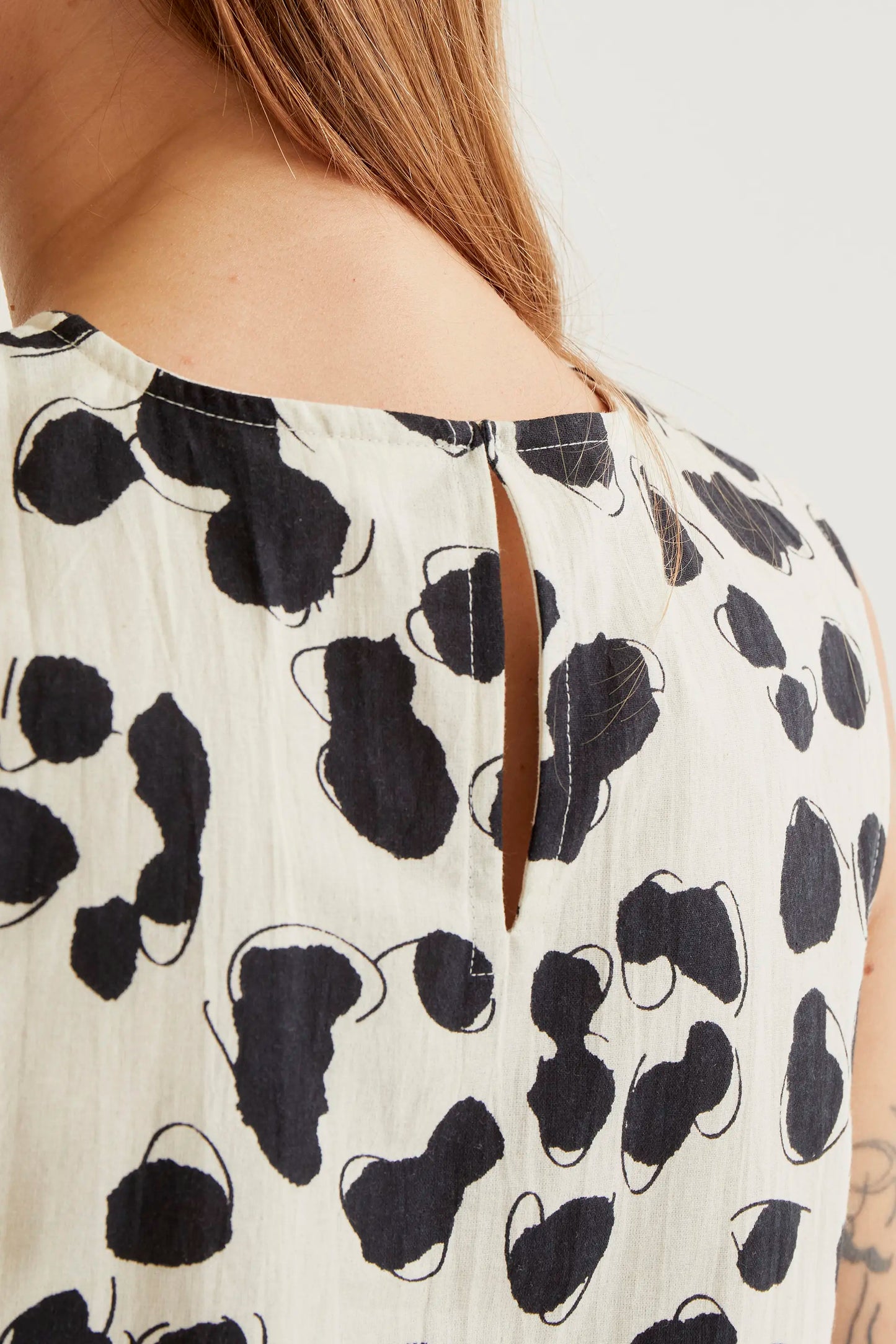 Top con estampado Dalmatian