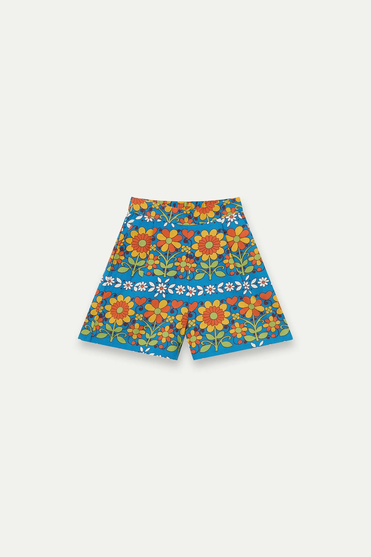 Garden print shorts
