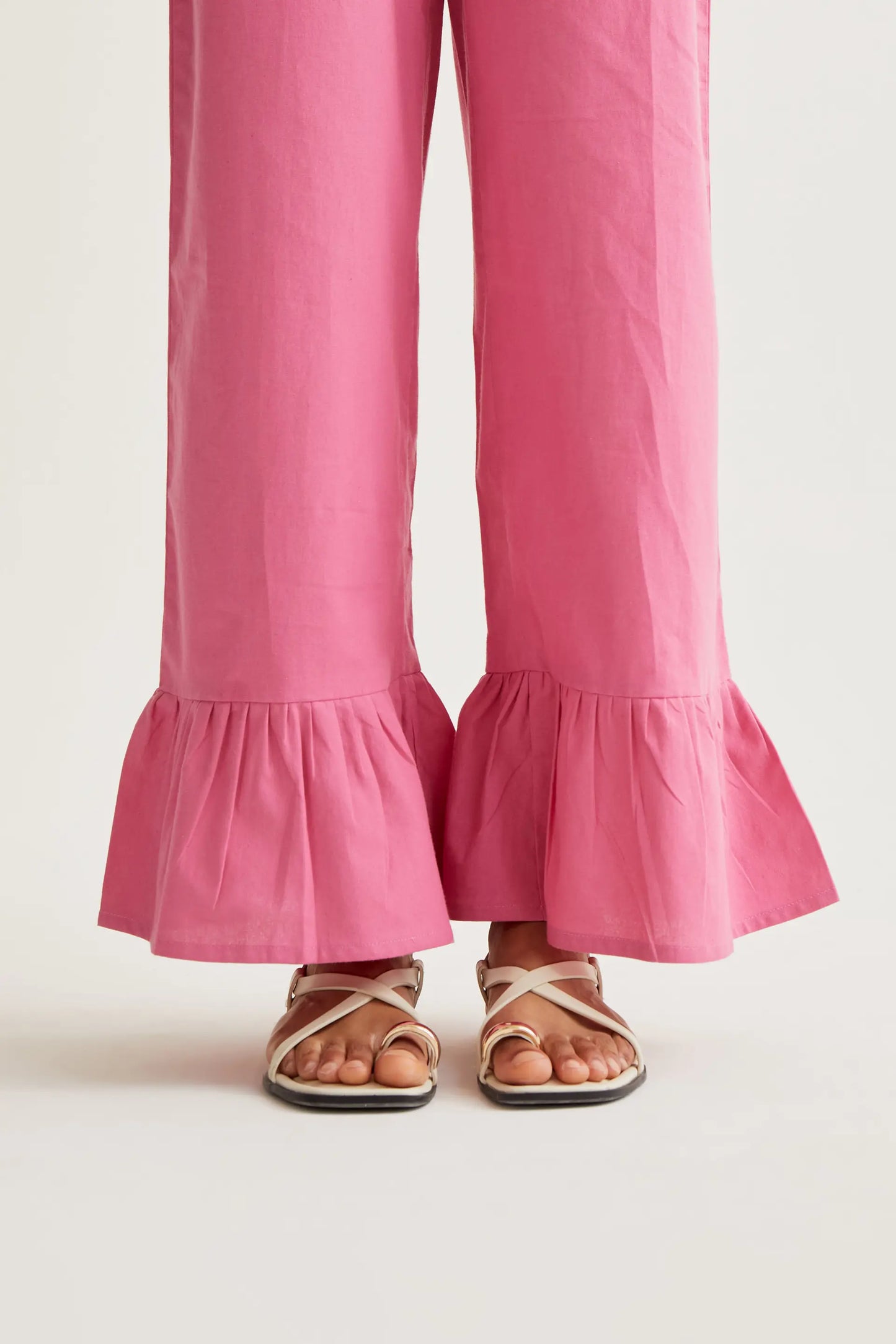Pantalón 100% algodón rosa