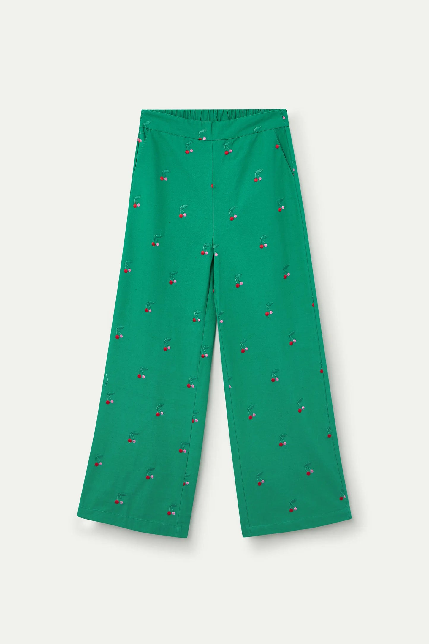 Pantalón con estampado Green Cherries
