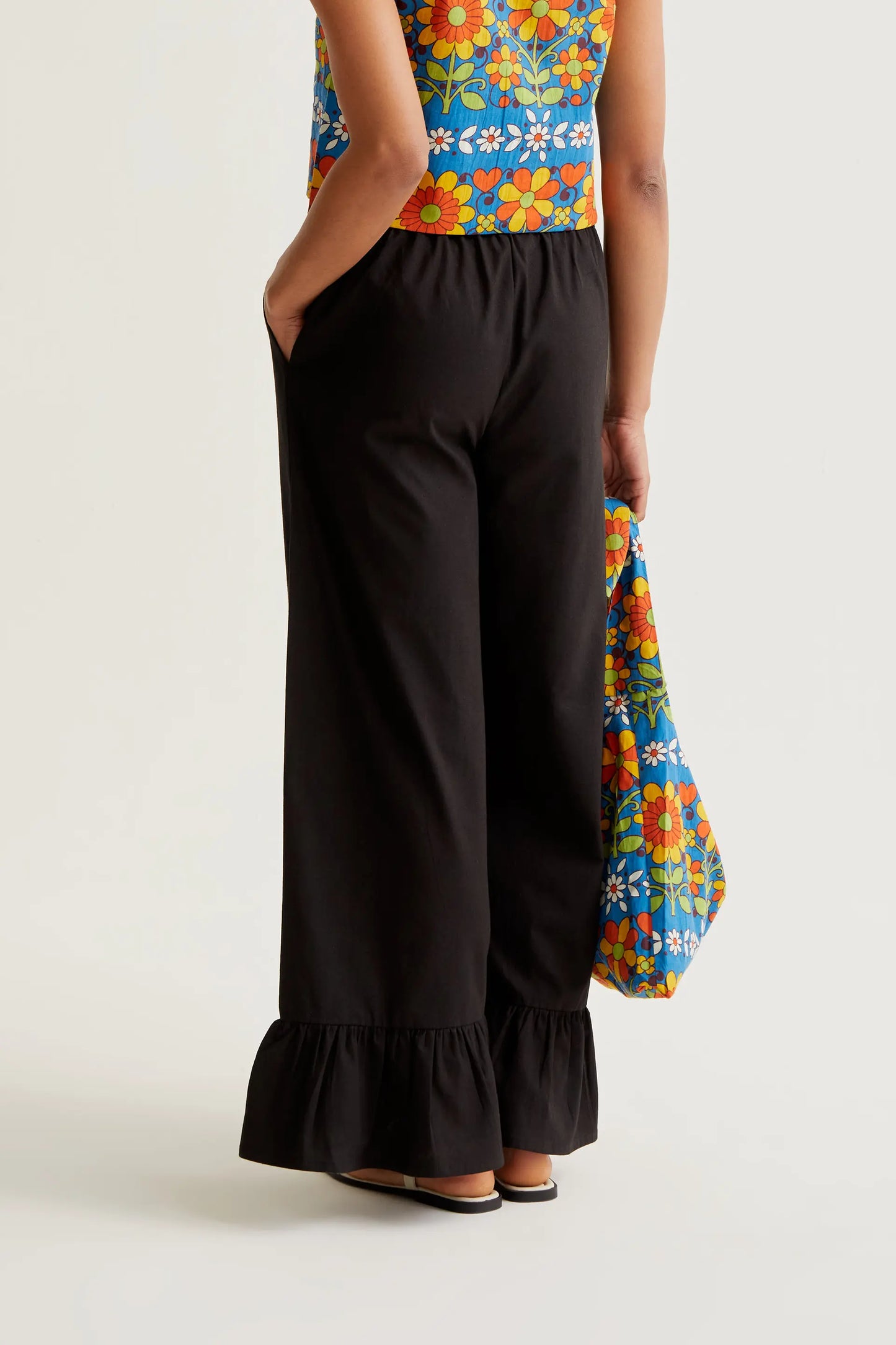 Pantalón 100% algodón negro