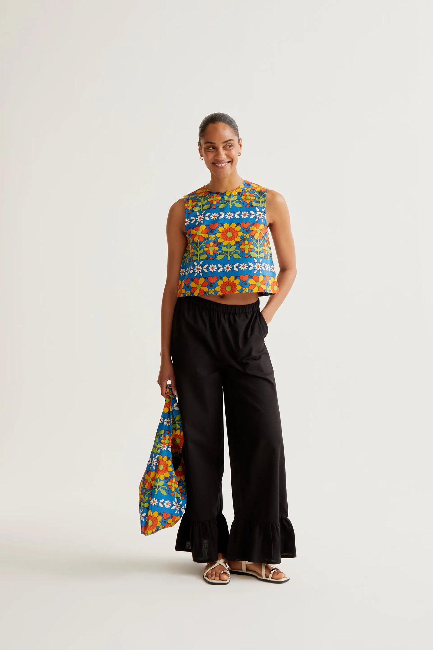 Pantalón 100% algodón negro