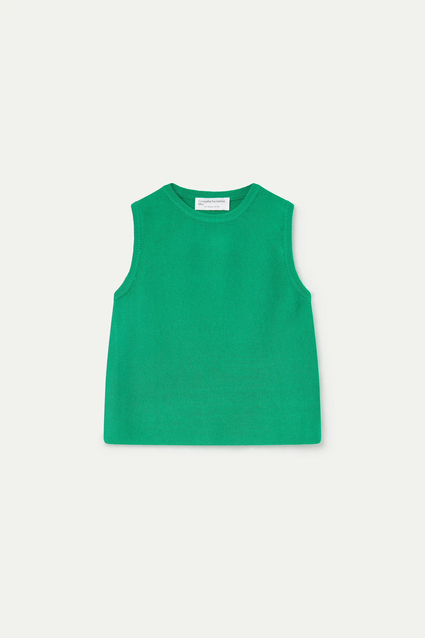 Top de niña punto verde