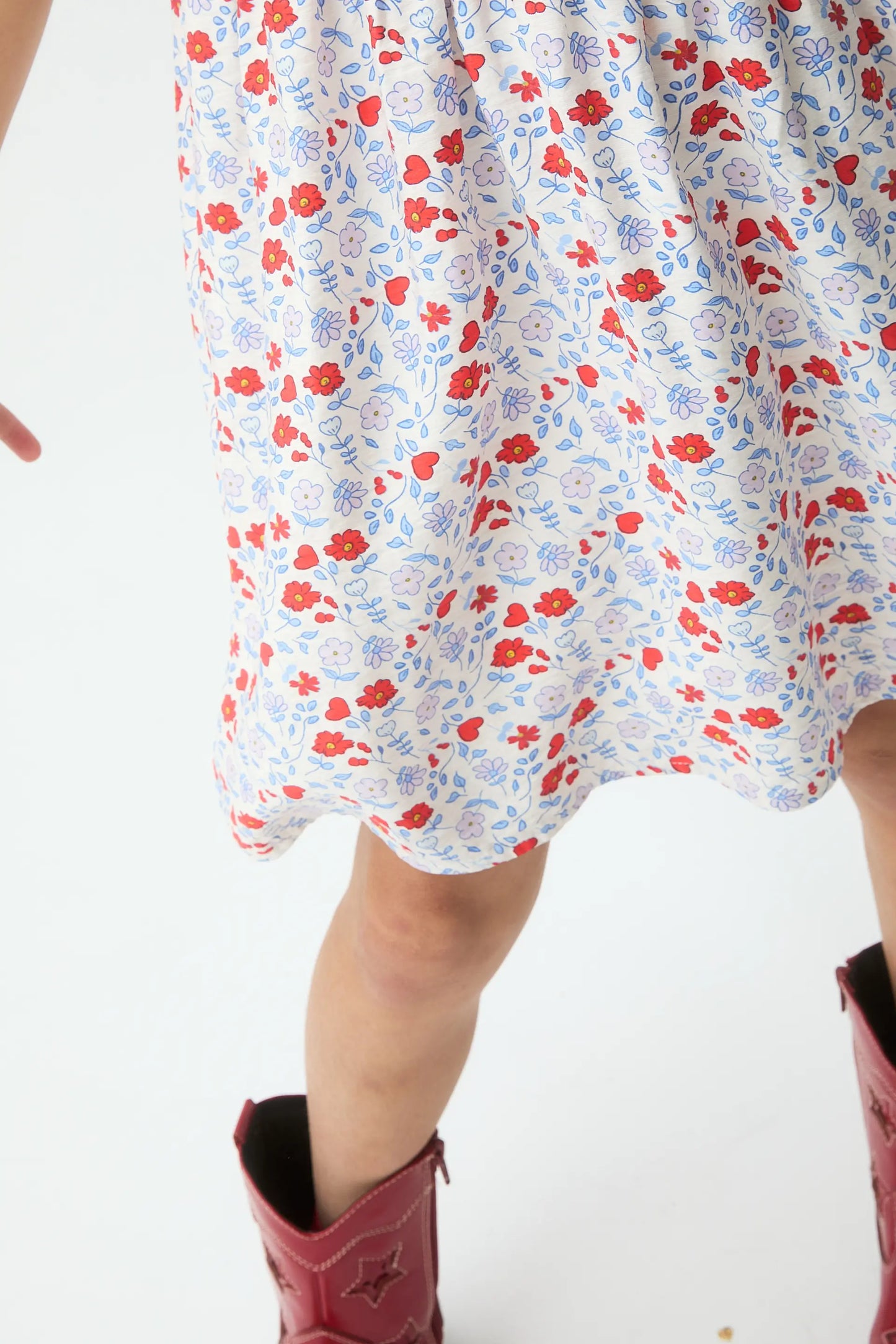 Grazioso vestito corto stampato per ragazze