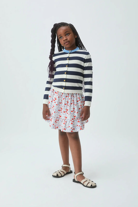 Falda corta de niña con estampado Cute