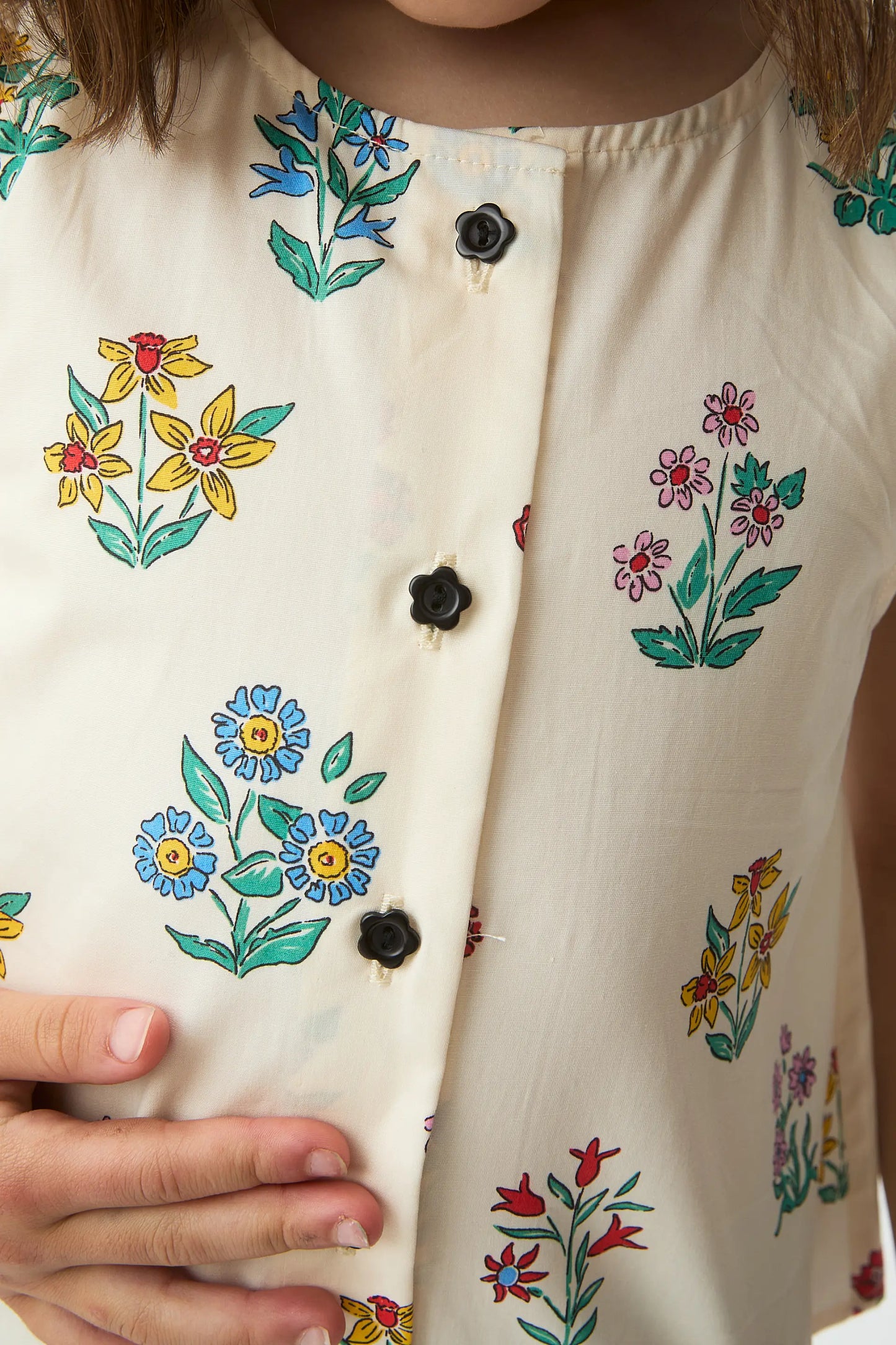 Top de niña 100% algodón con estampado Gardener