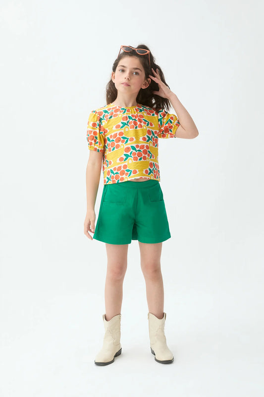 Top de niña con estampado Citrus