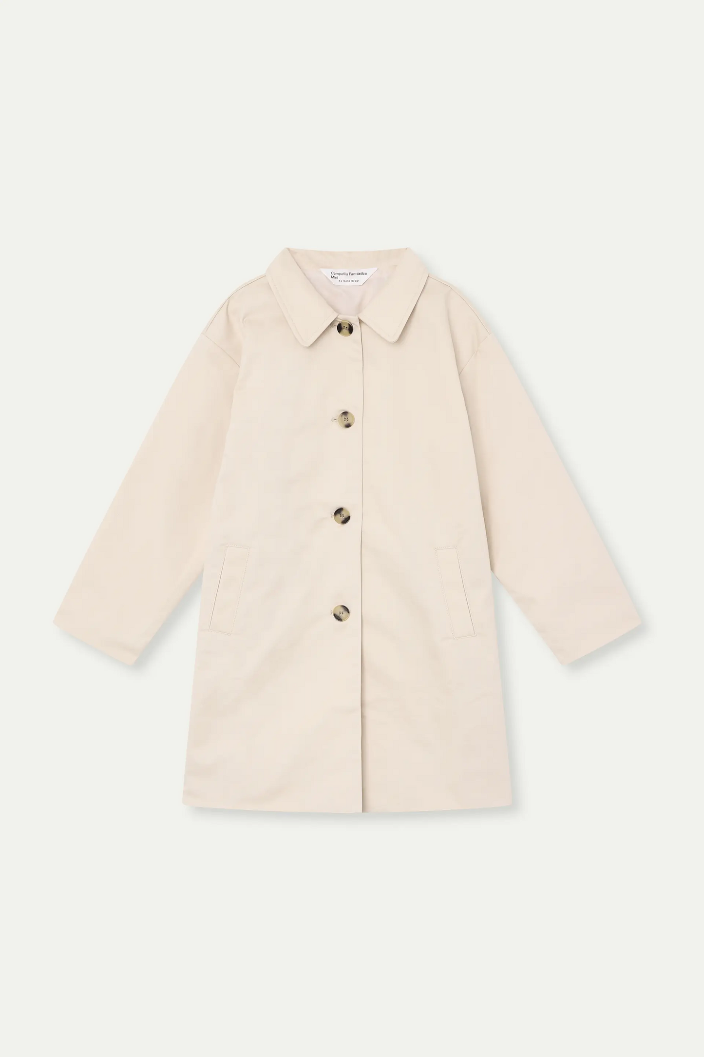 Gardina de niña con print perro Tochi