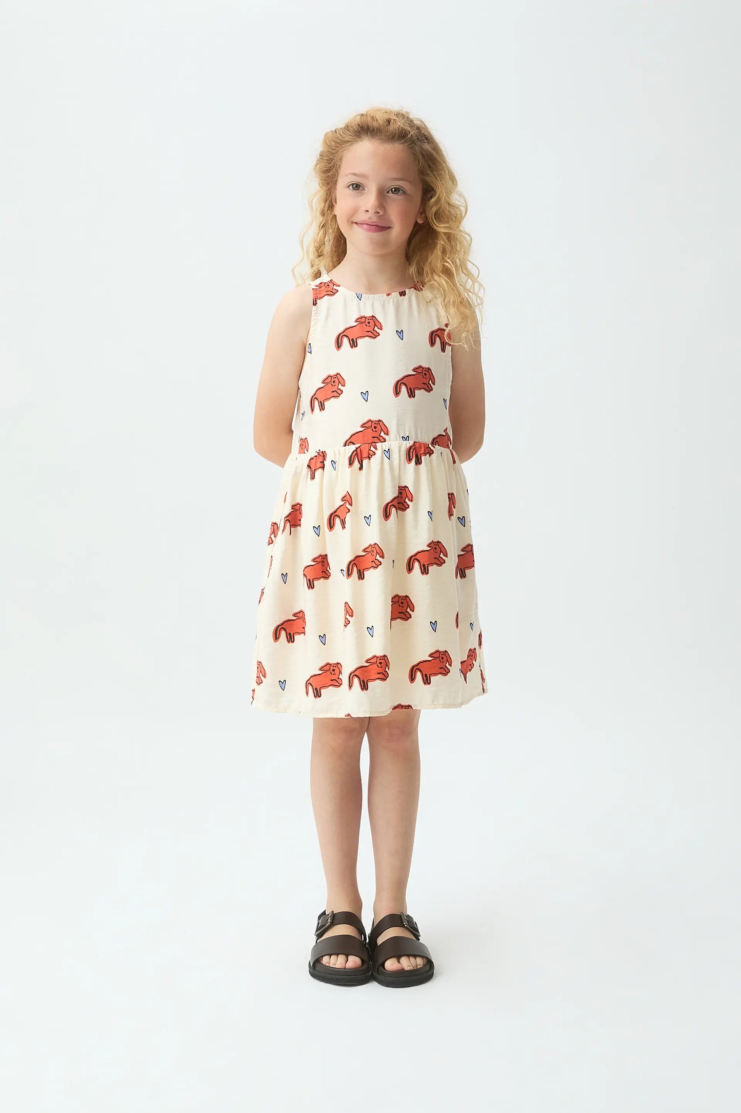 Tochi print short dress for girls